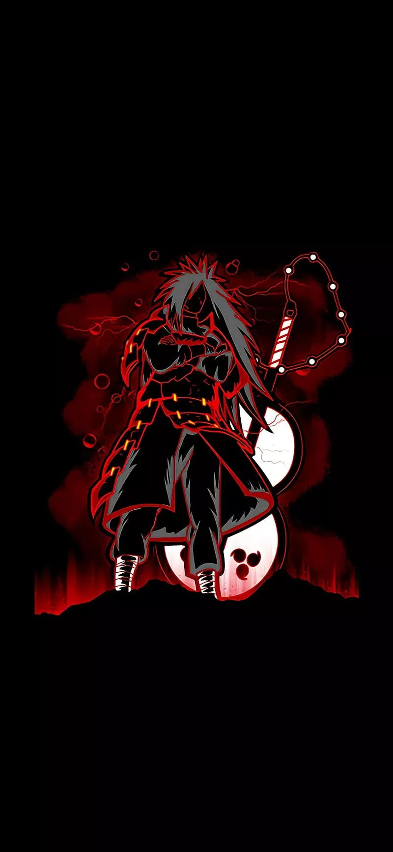 HD amoled madara wallpaper