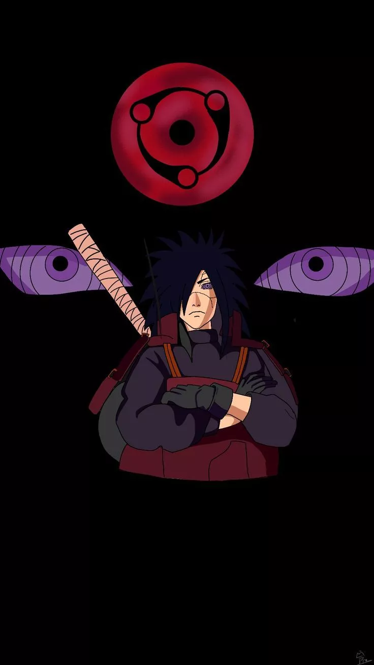 Madara uchiha Amoled wallpaper