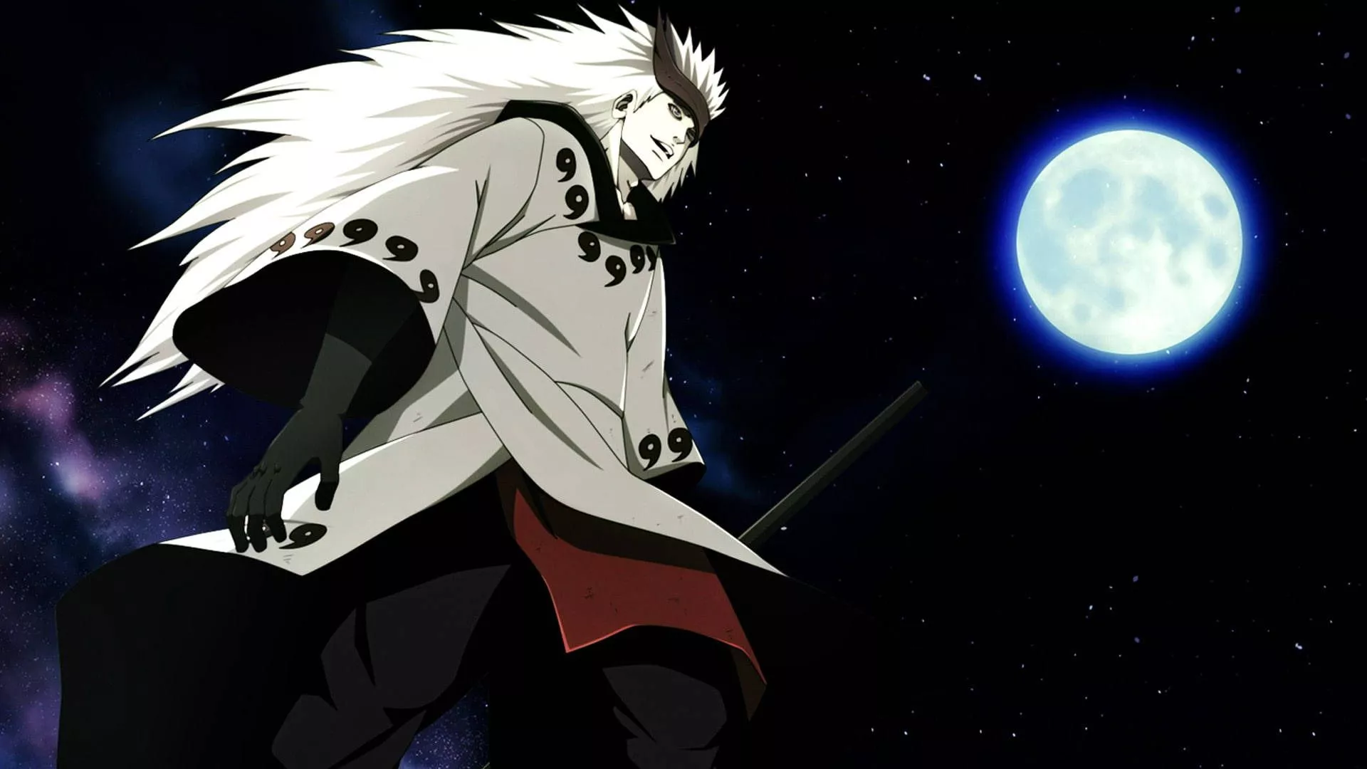 4k Madara And Moon Wallpaper
