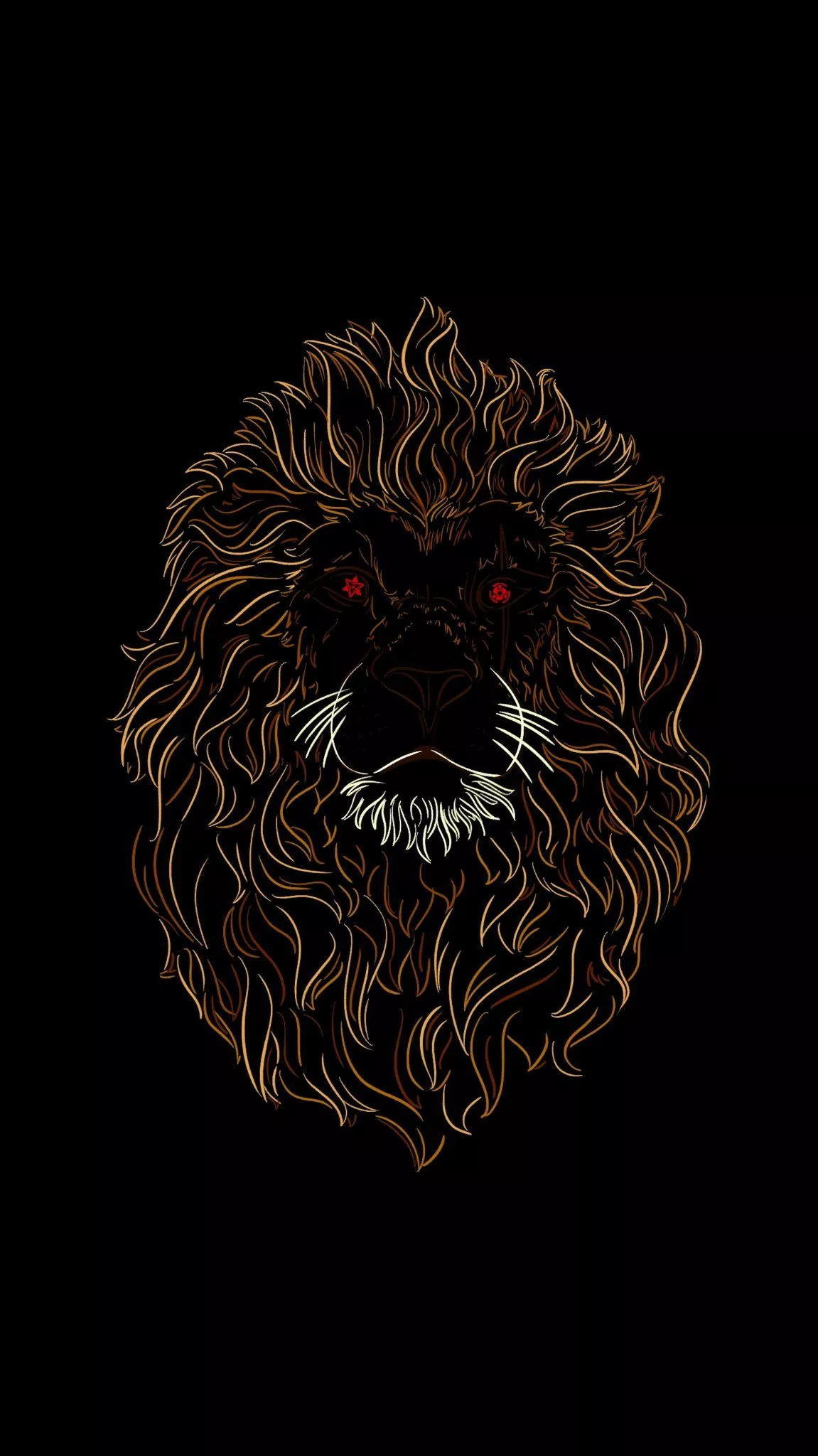 I made an Amoled art of Lion and gave