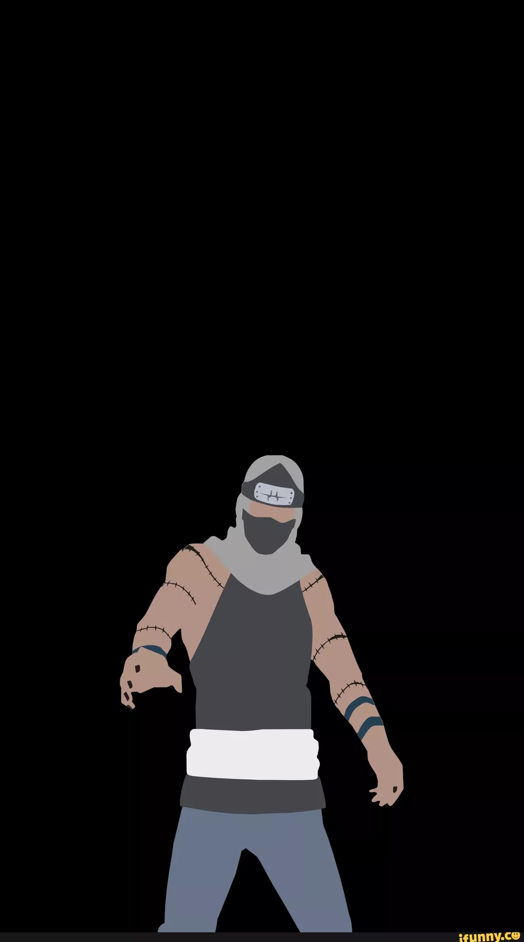 Naruto Vector AMOLED Wallpaper 2K