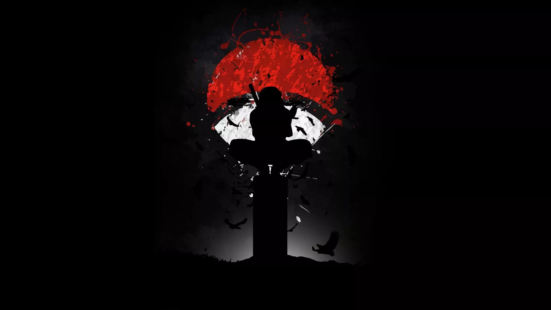 Itachi Uchiha Naruto HD Dark Wallpaper
