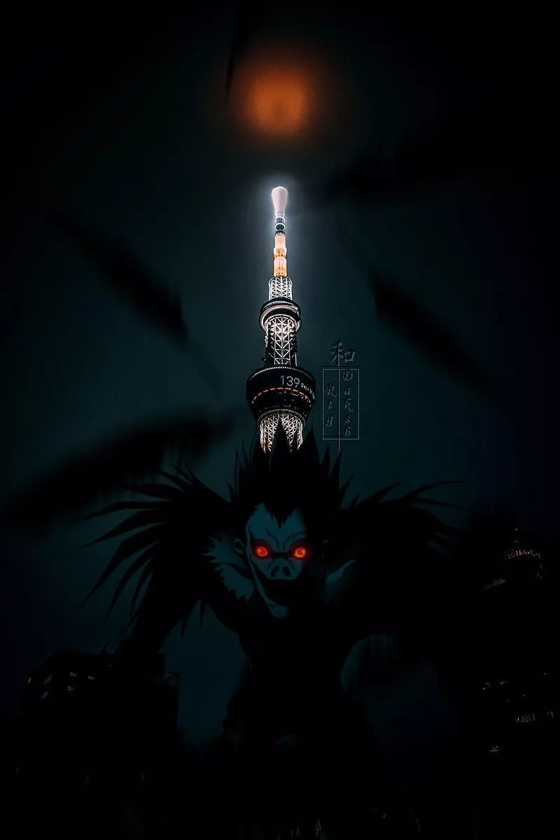 Ryuk, anime, crows, death note