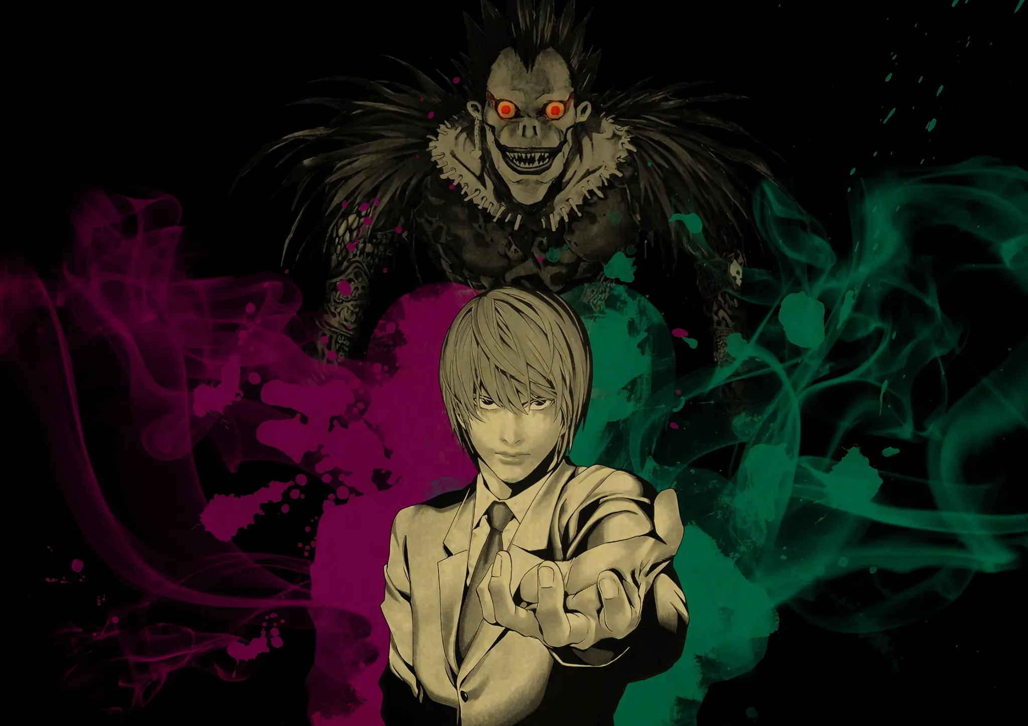 Anime Death Note Posters Ryuk Retro