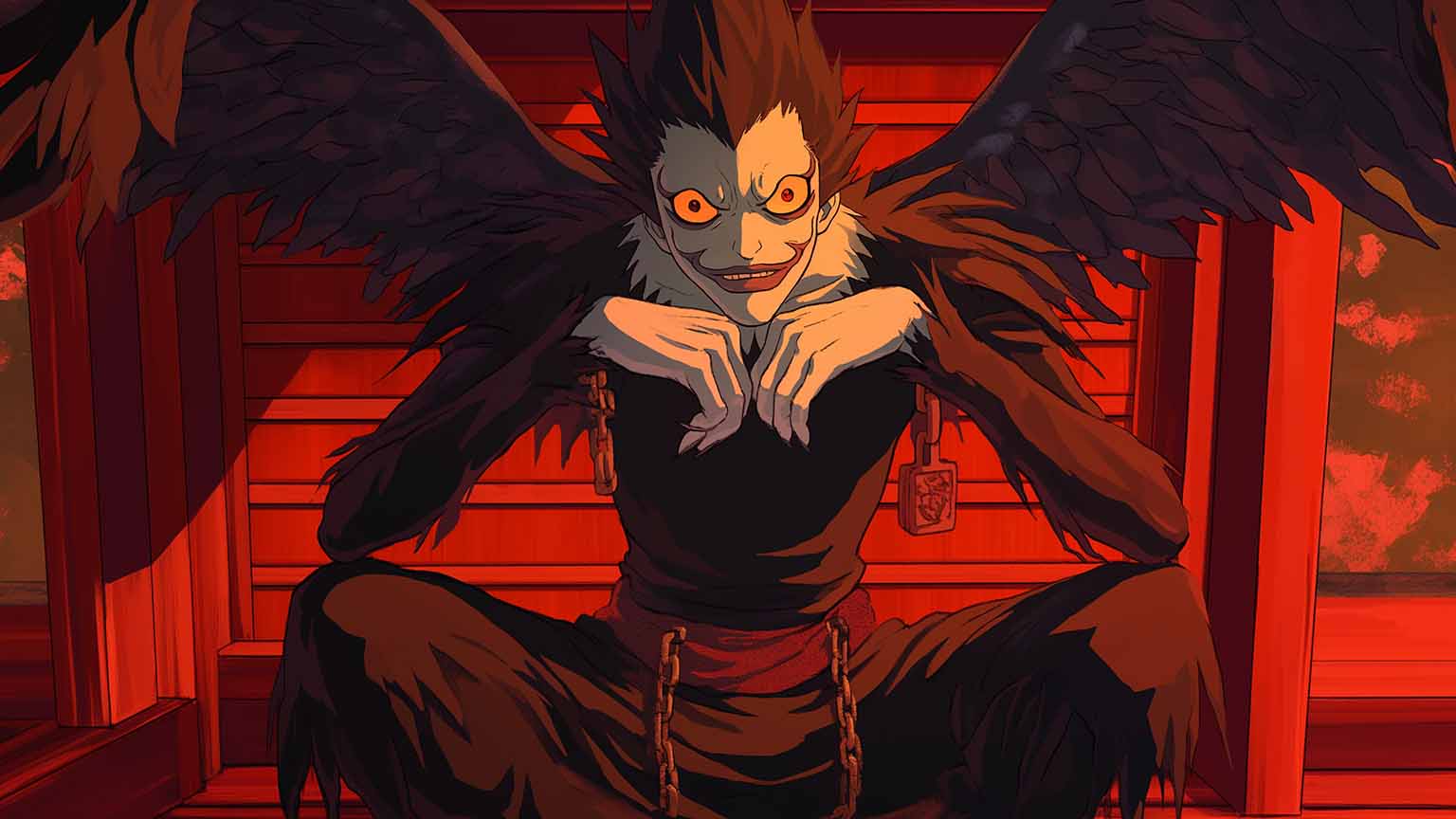 Death Note Ryuk Bored God of Death Desktop Wallpaper in 4K