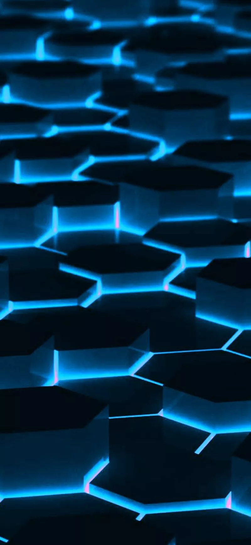 HD 3D blue android wallpaper