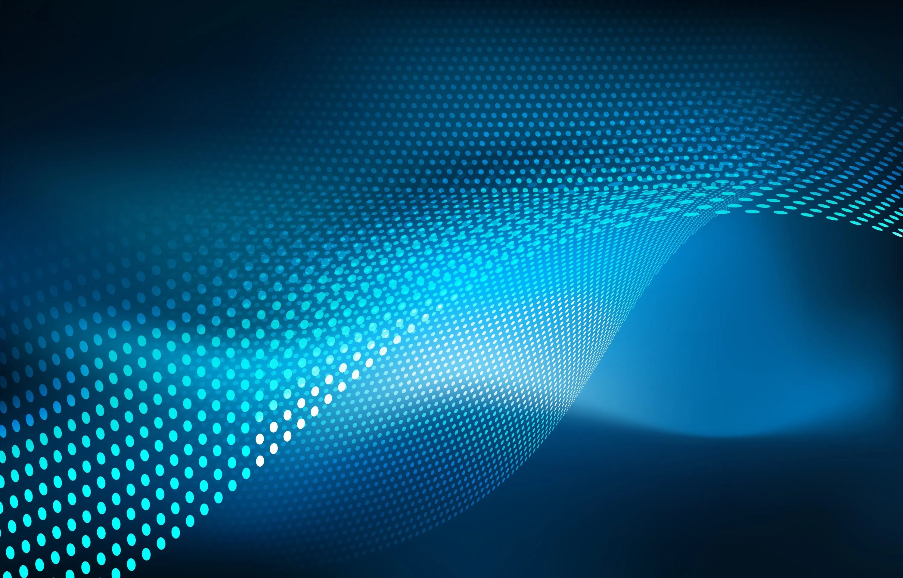 Dynamic Particle Wave Wallpaper