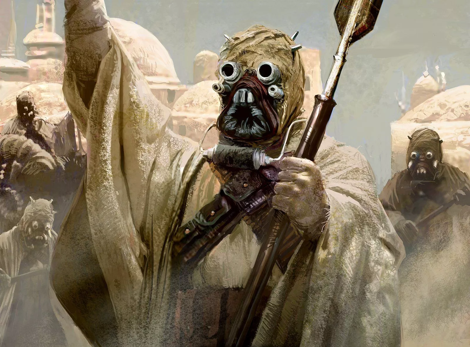 Tusken Raider Sci Fi Star Wars Wallpaper