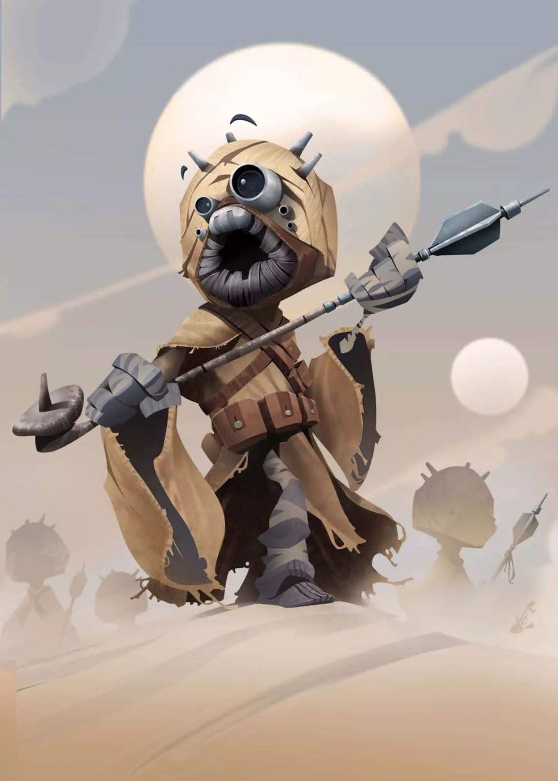Tatooine desert Wallpaper