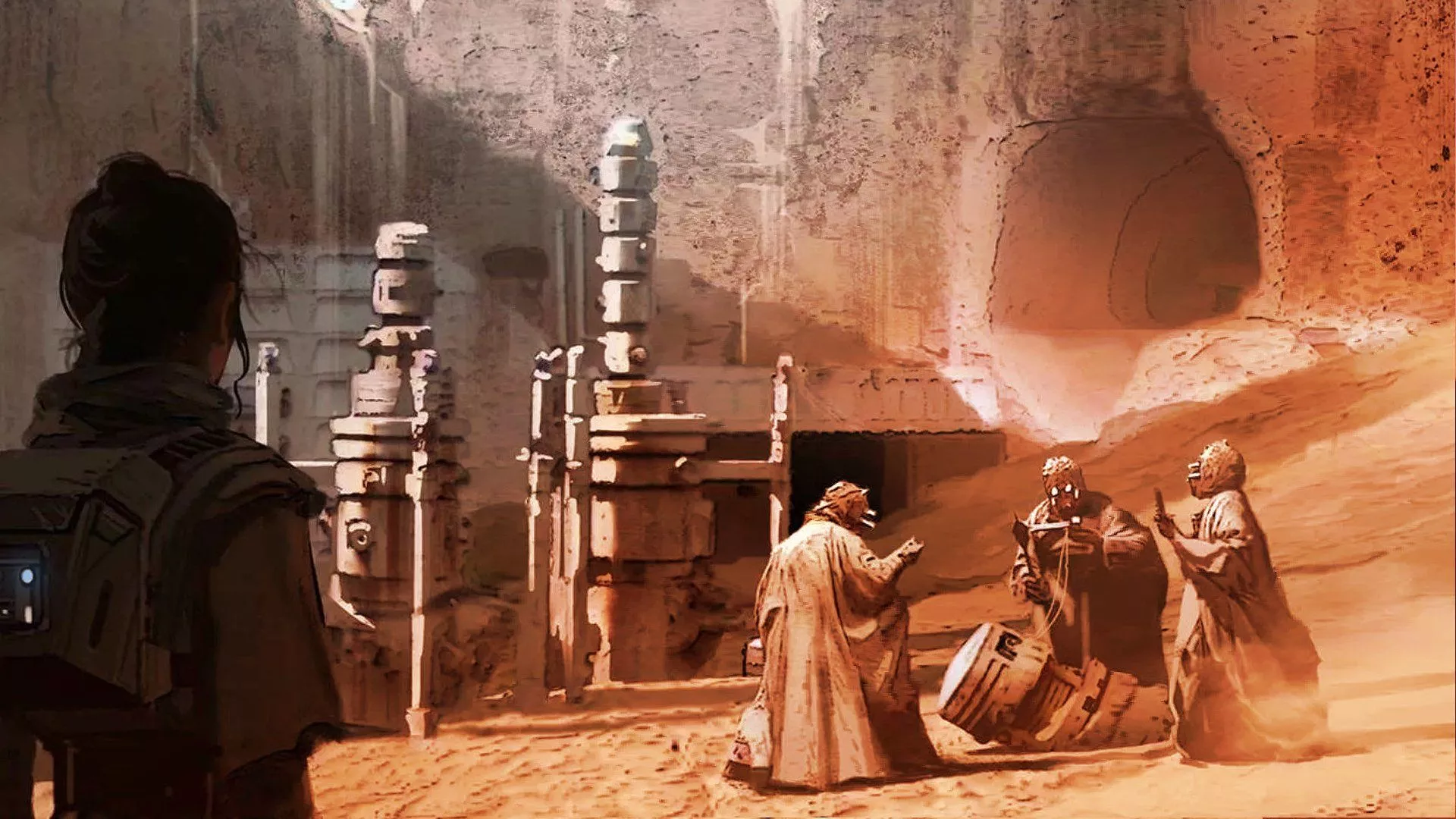 Download Tusken Raider Rey Star Wars