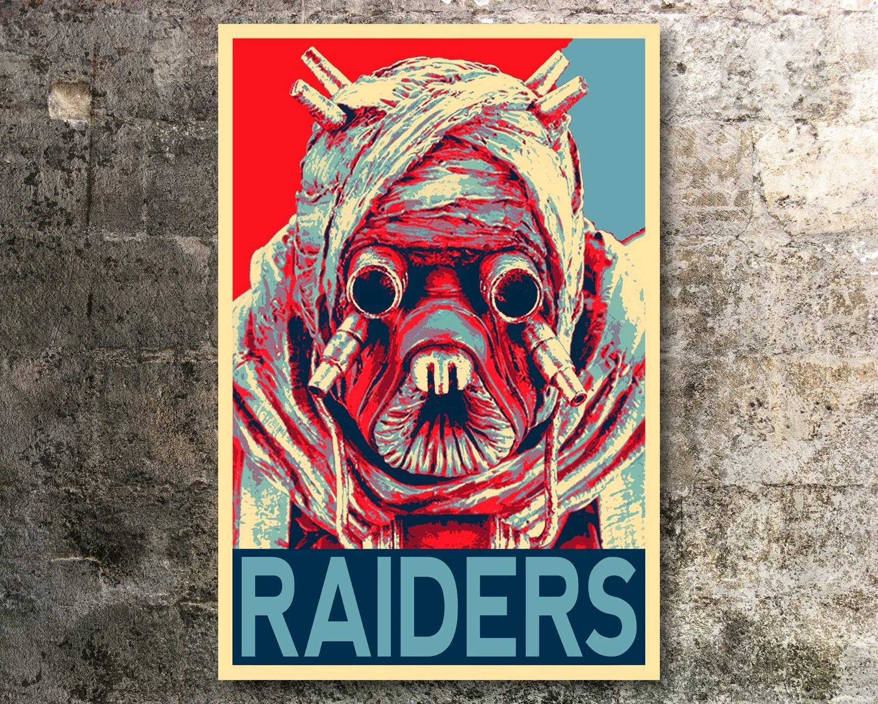 Tusken Raider Pop Art Illustration