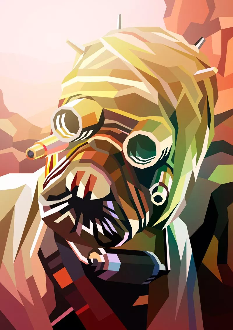 Tusken Raider. Poster By Liambrazier