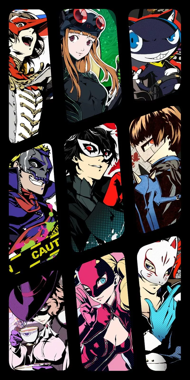 Persona 5, akira, ann, futaba, goro