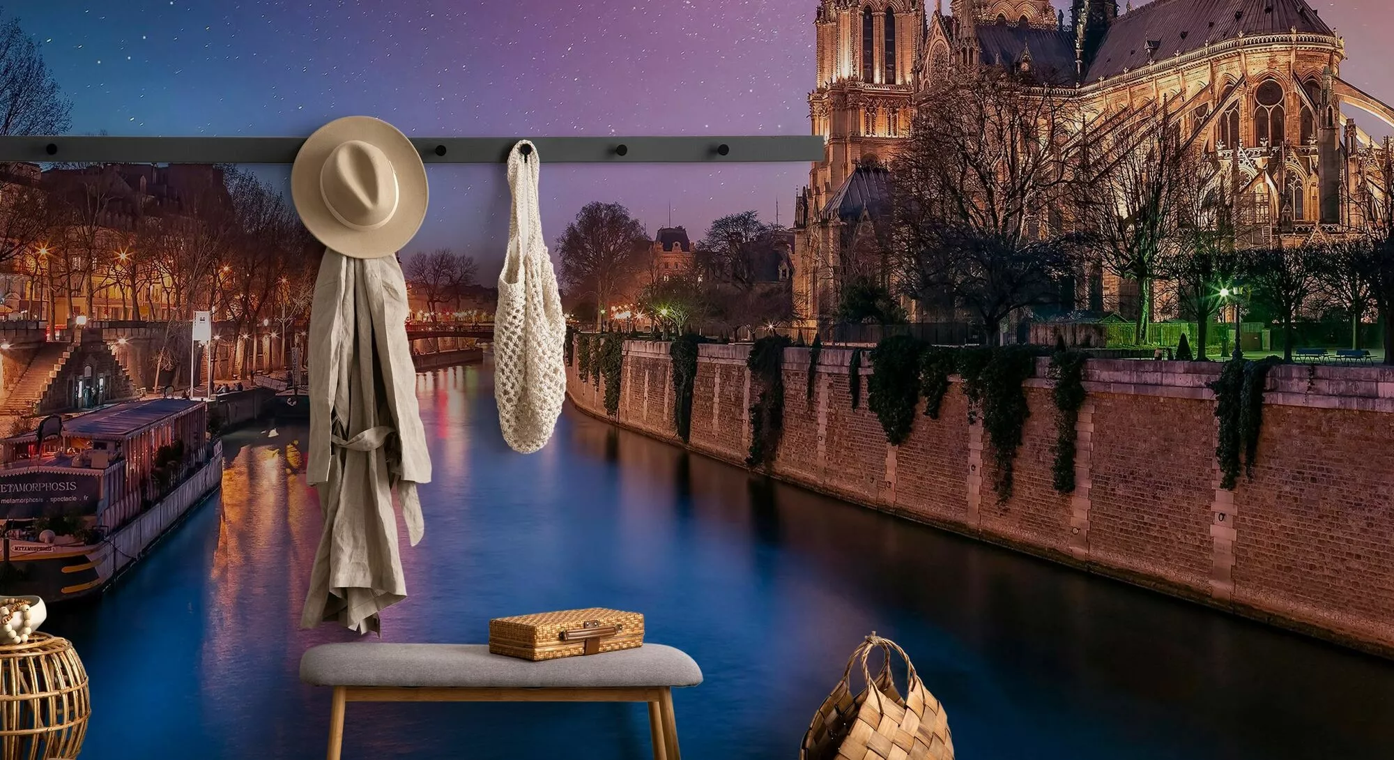 Notre Dame De Paris At Night France