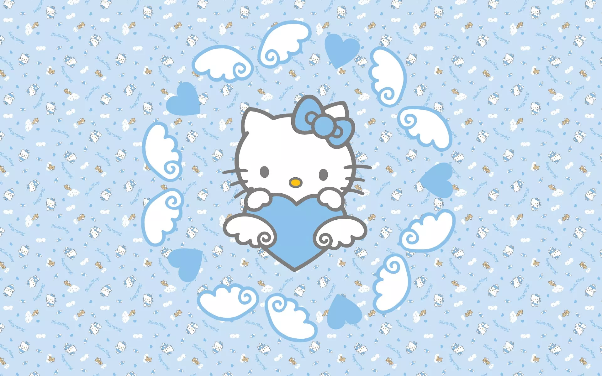 Sanrio Hello Kitty Heart HD Wallpaper