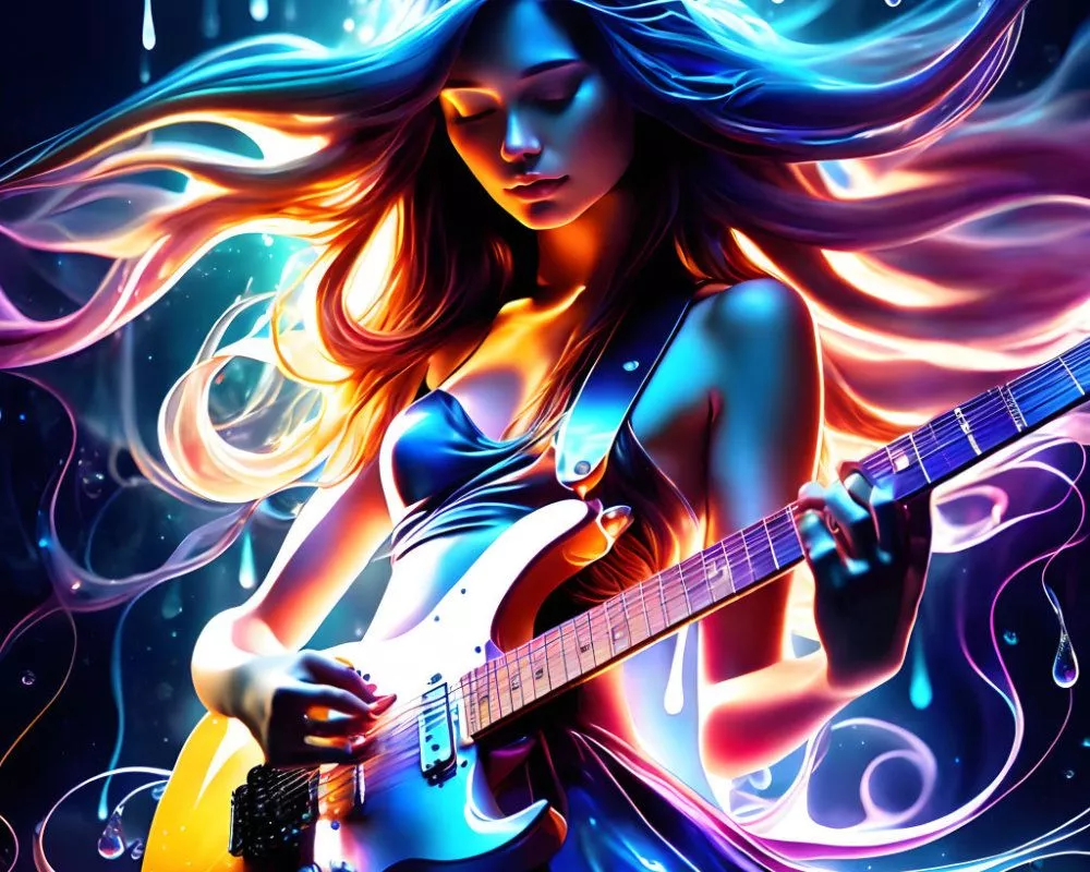 Guitar Photo and Artwork