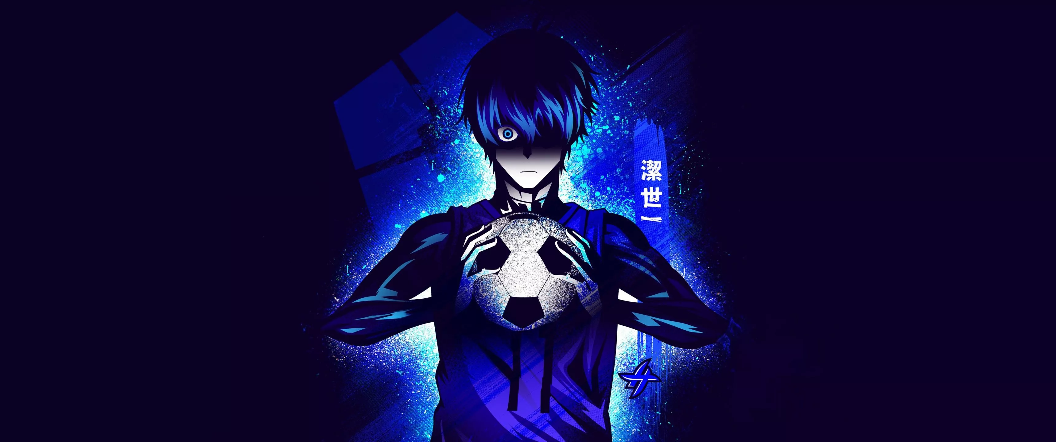Yoichi Isagi Wallpaper 4K, Blue aesthetic, Team Z