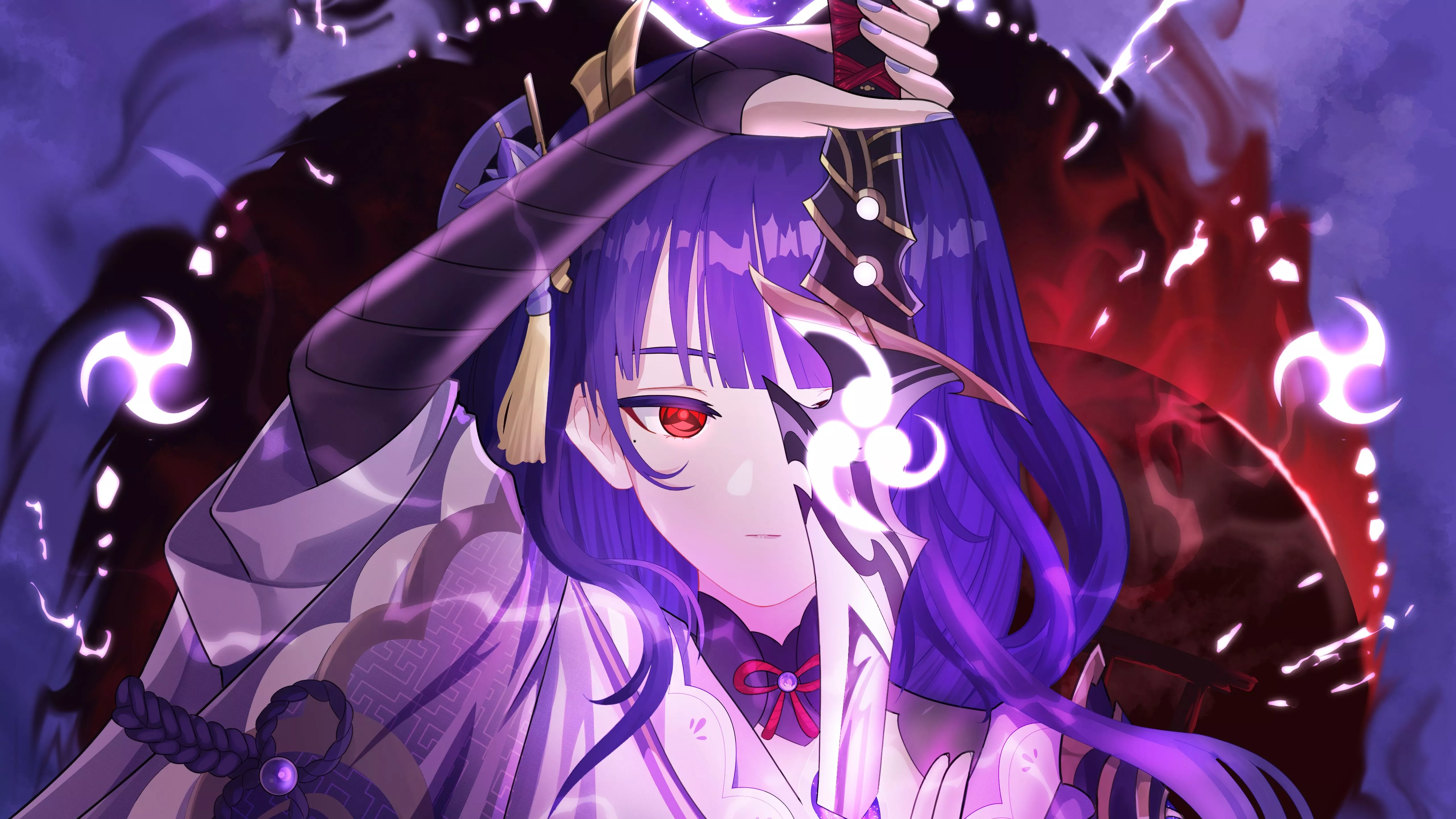 Baal Raiden Shogun Wallpaper 4K, 5K