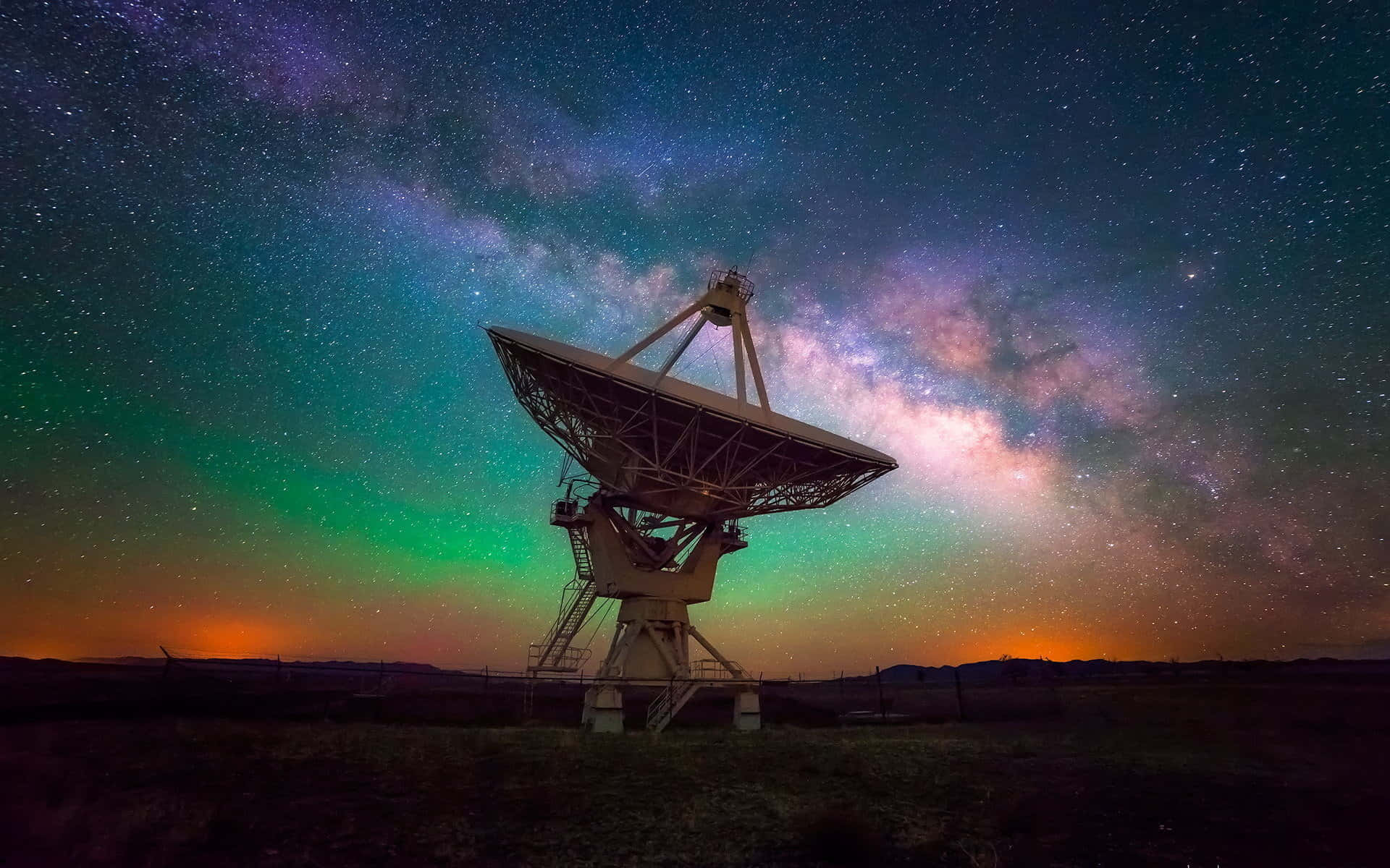 Radio Telescope Wallpaper