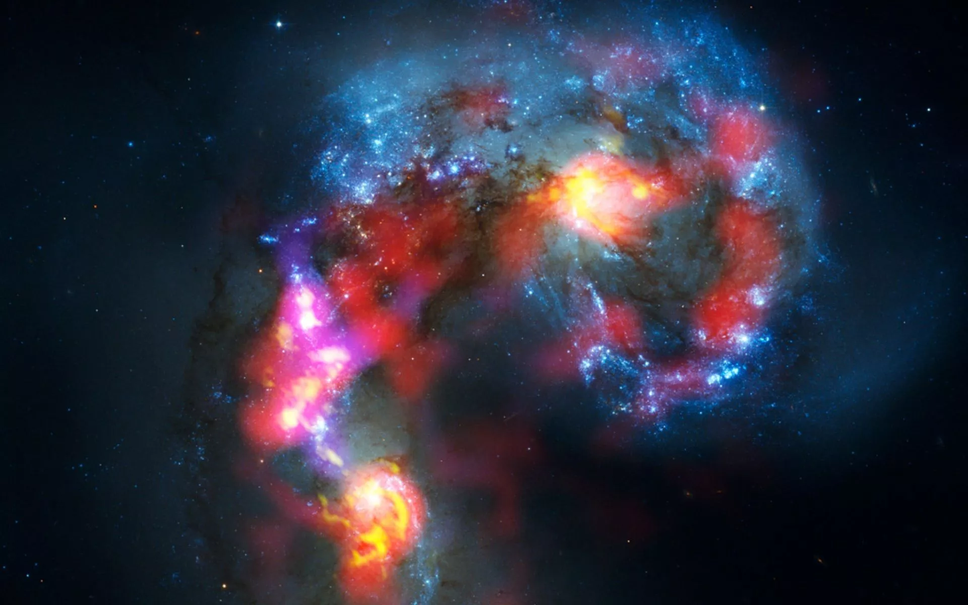 Alma Telescope Space Wallpaper