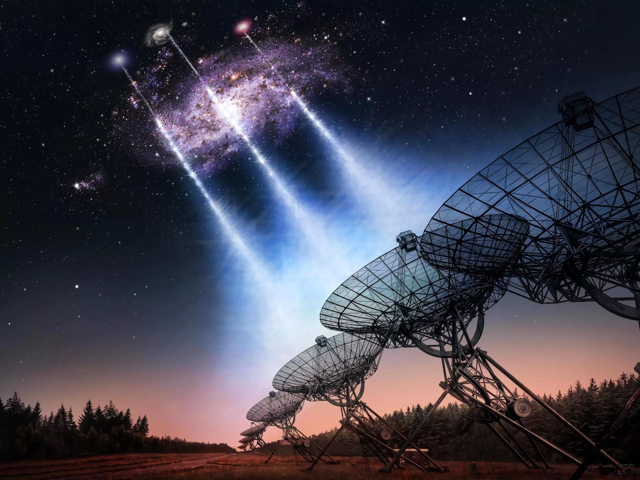 Fast Radio Bursts That Skewer Nearby Galaxy