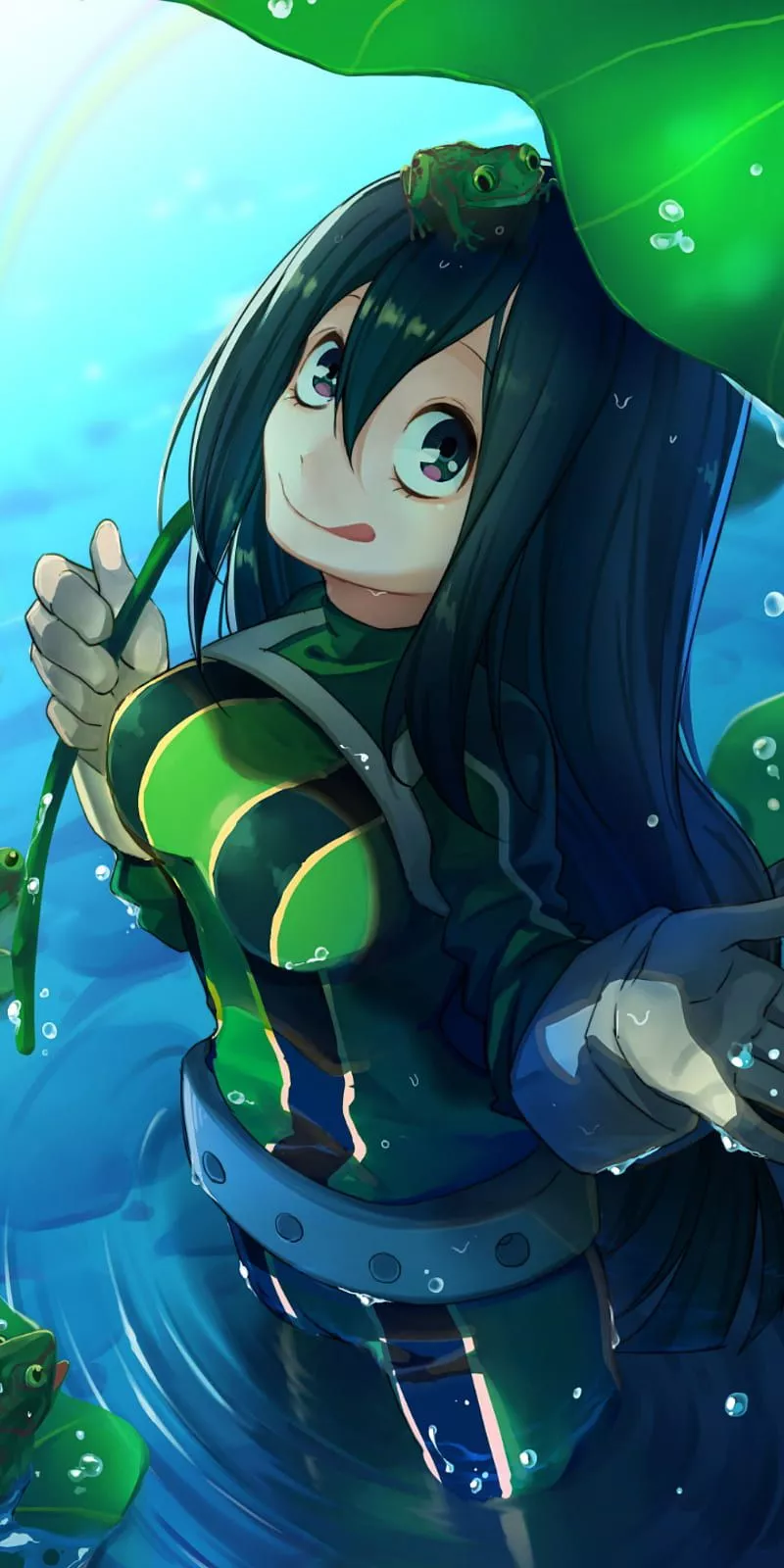 Tsuyu Asui, anime, boku no hero, hero