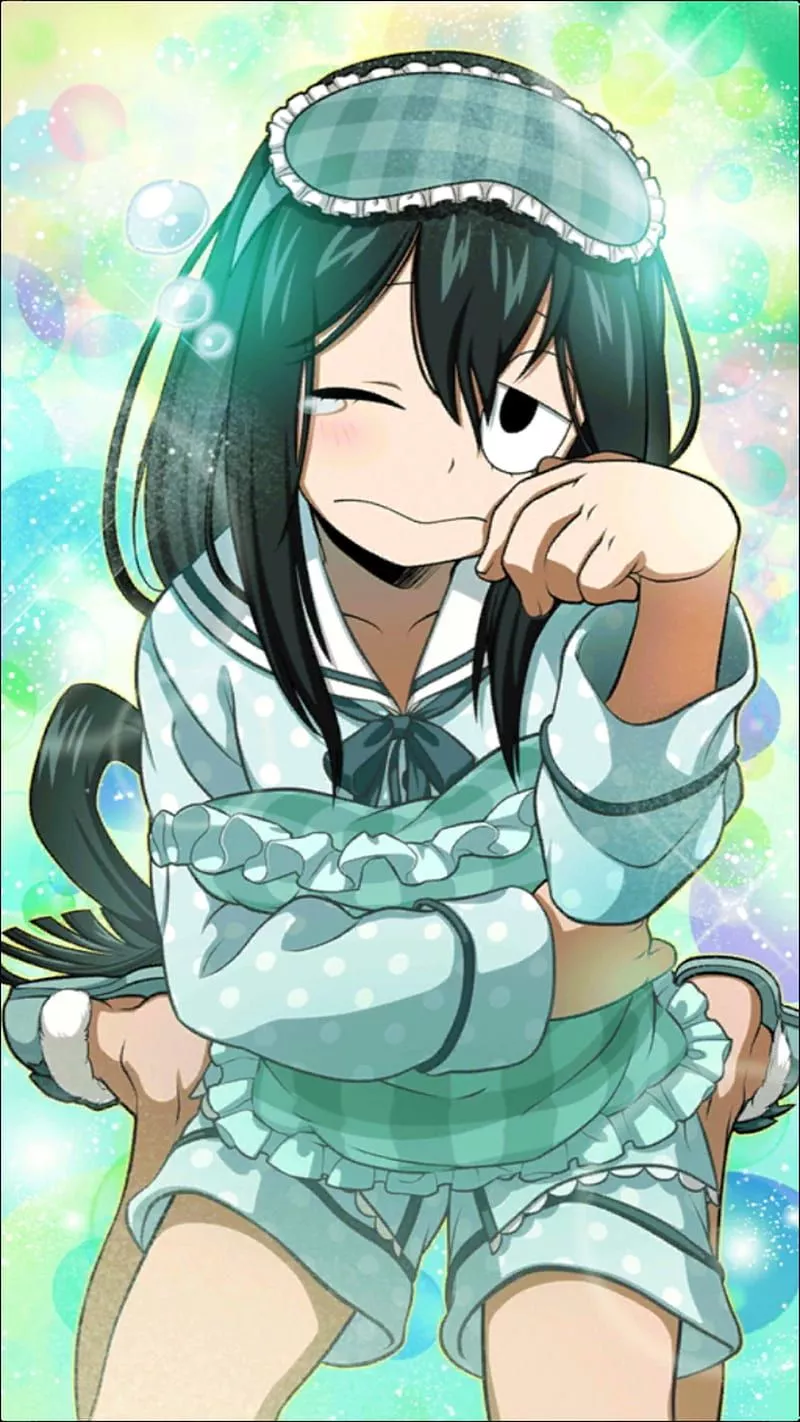 My Hero Academia, anime, tsuyu asui, HD