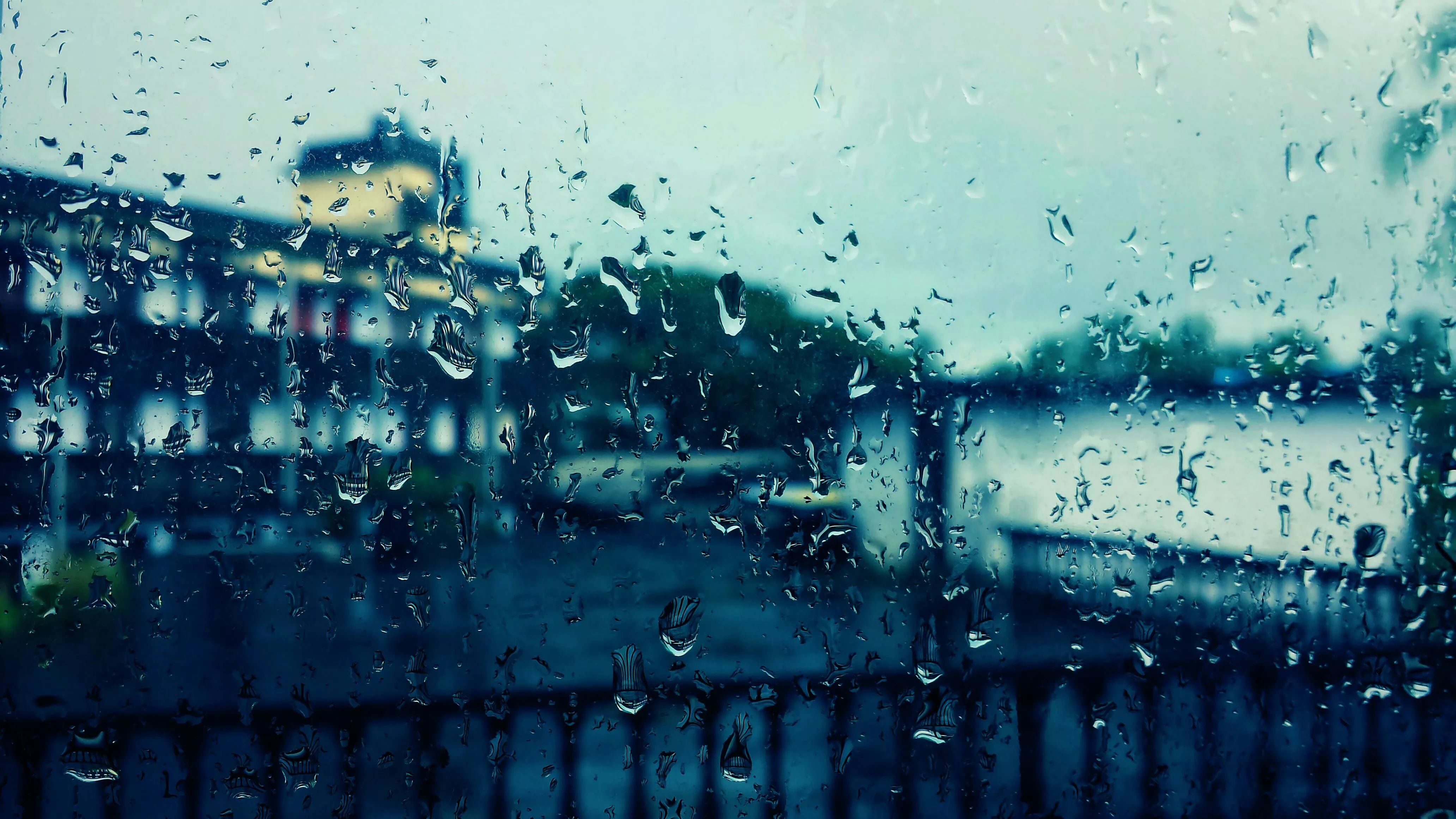 Rain On Window Photo, Download