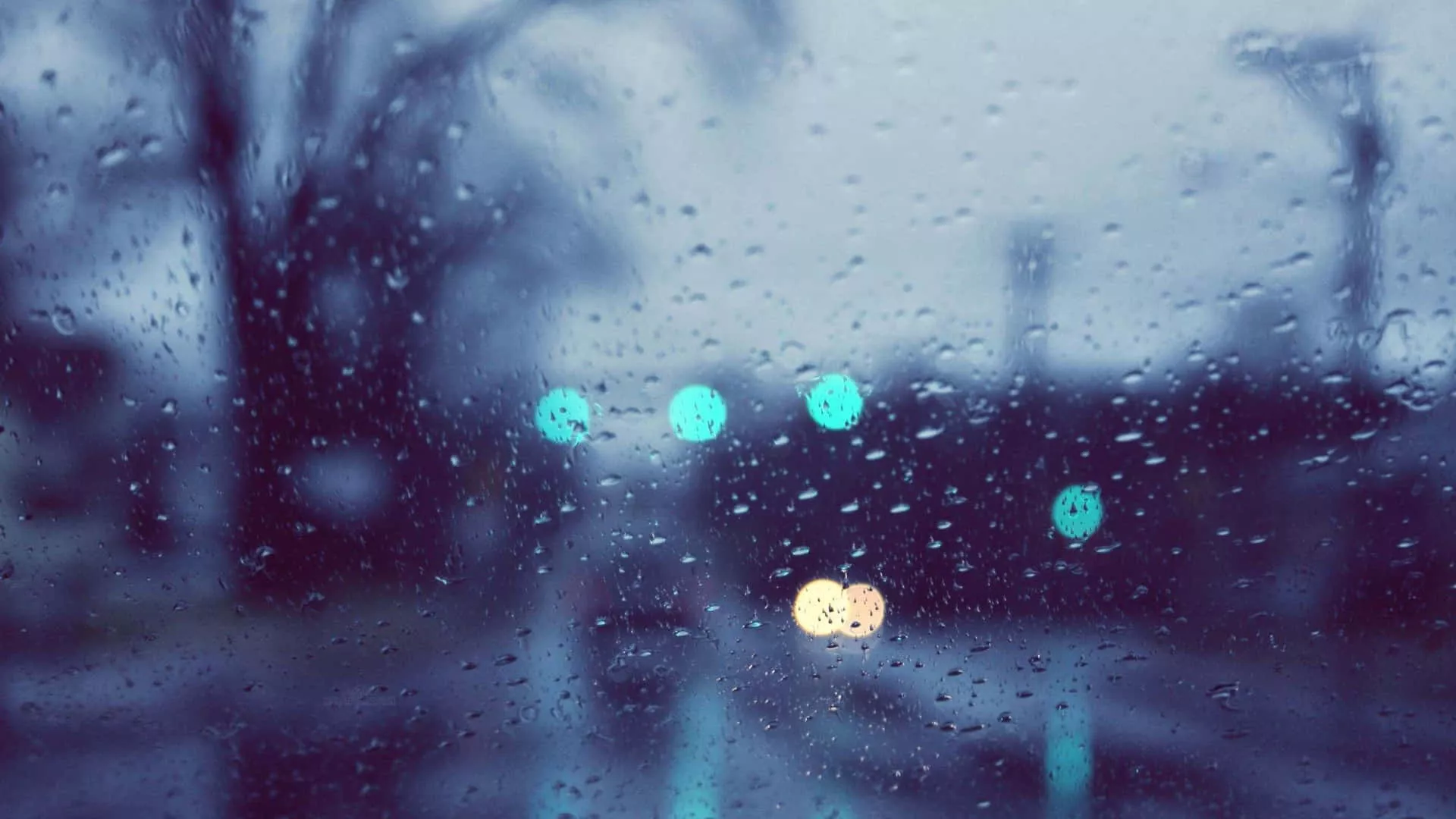 Download Rain 4k On Glass Wallpaper