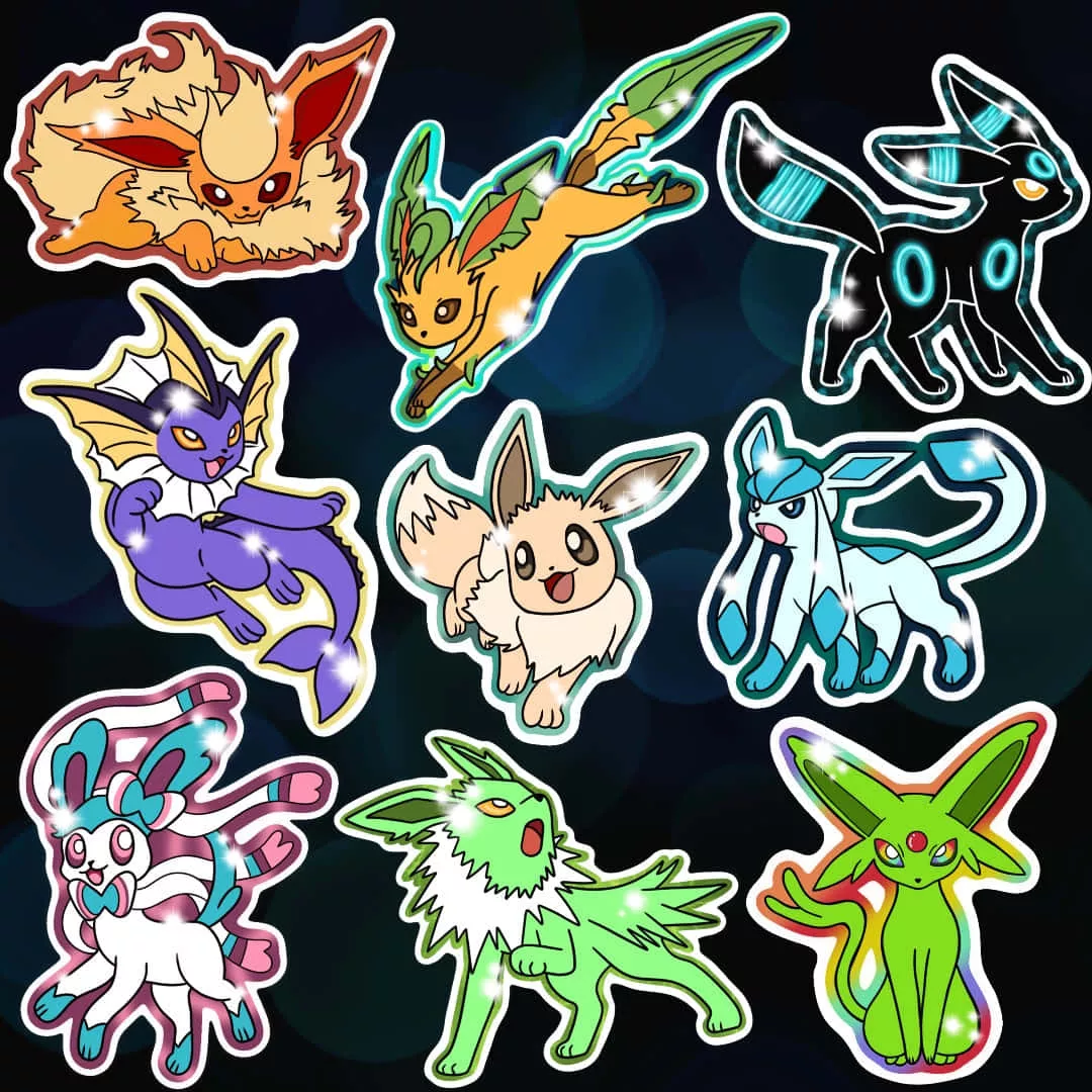 Pokemon Stickers Wallpaper