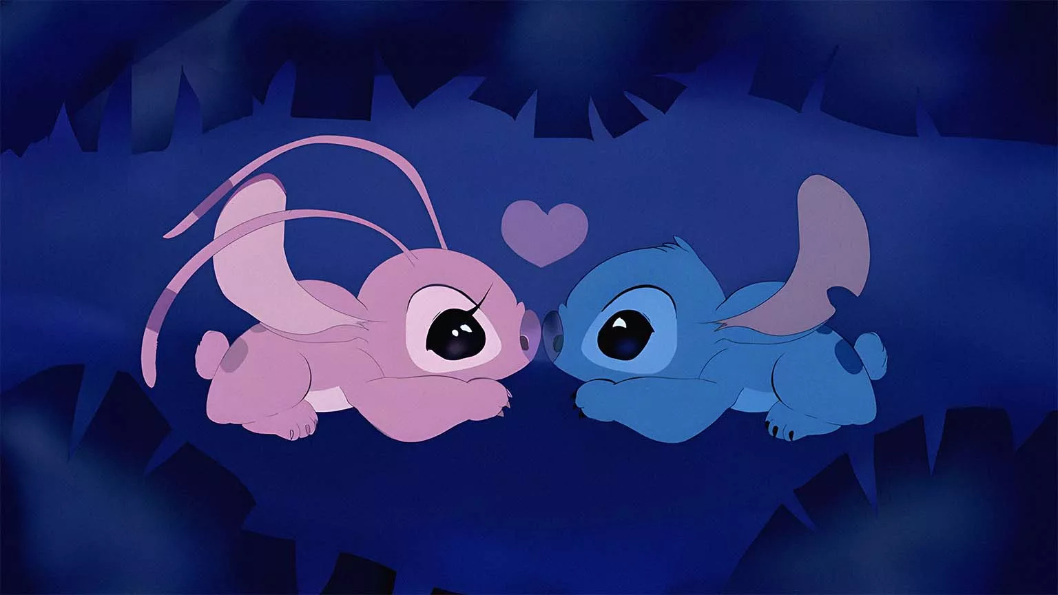 Stitch and Angel Love Scene Desktop