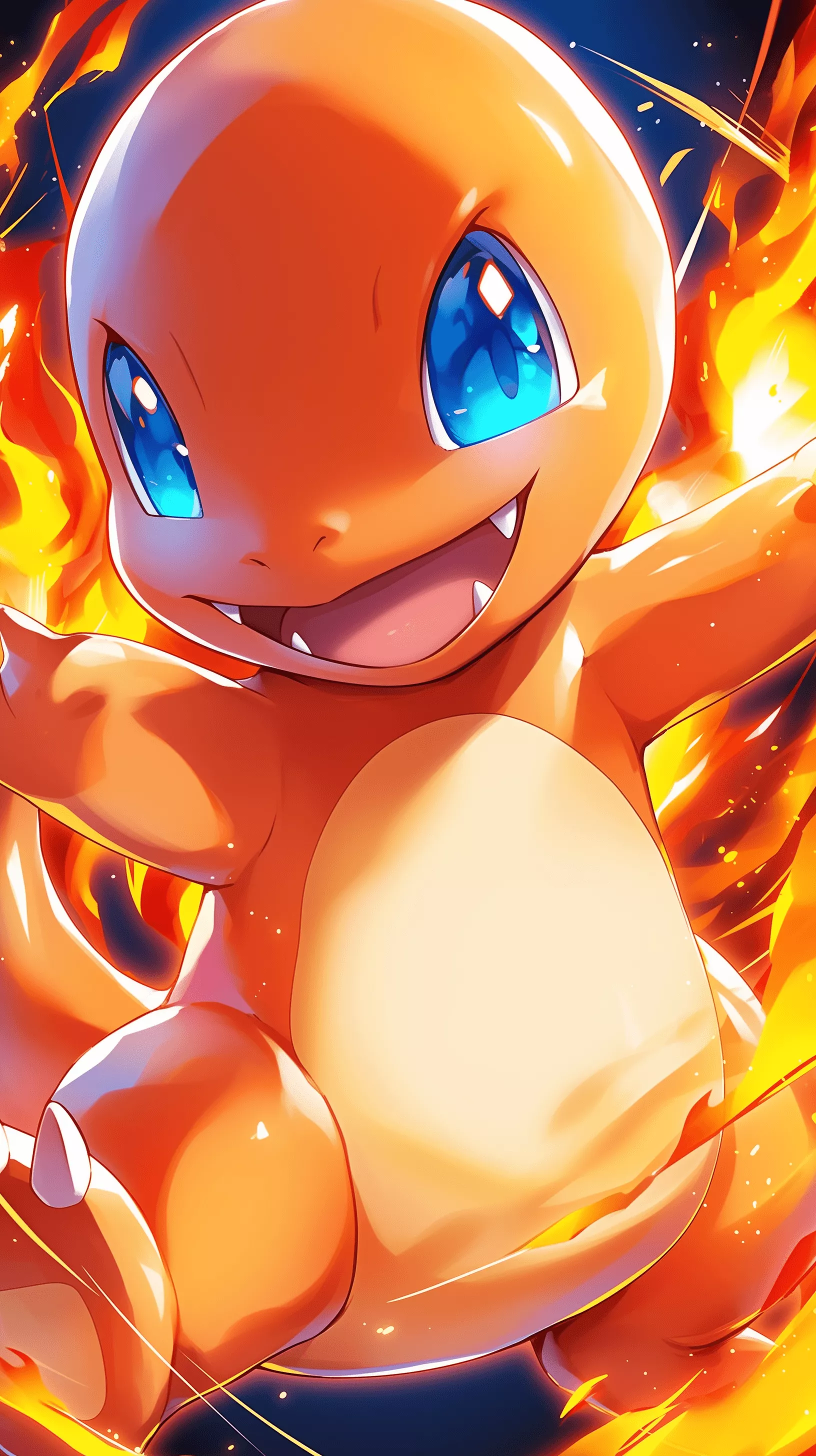 Charmander Pokémon Cartoon Wallpaper