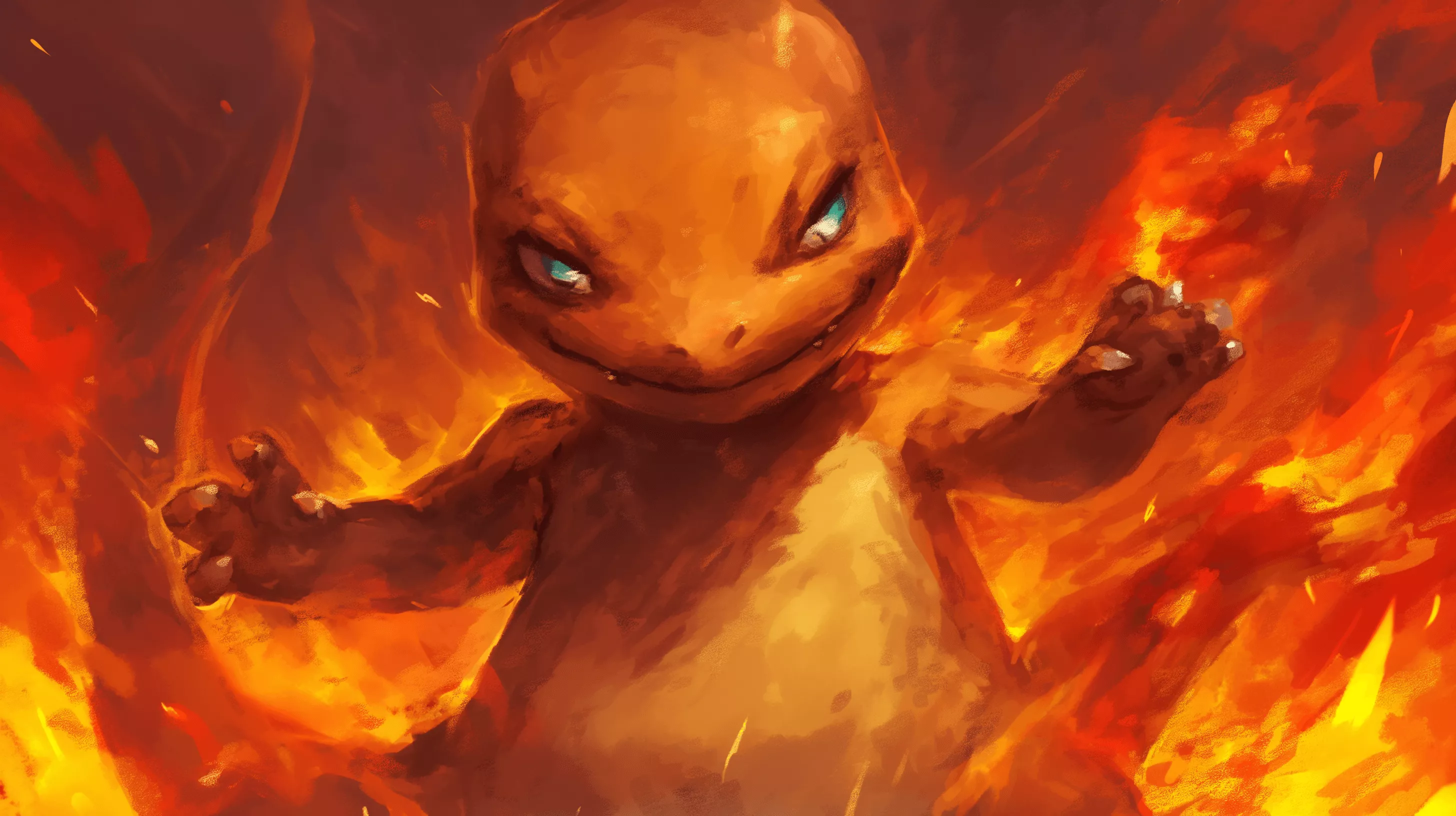Fiery Charmander HD Wallpaper