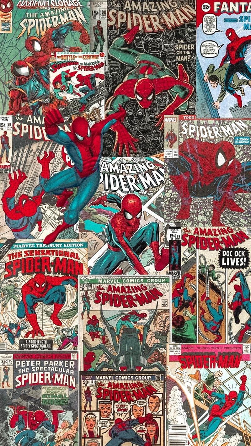 HD spiderman comic wallpaper