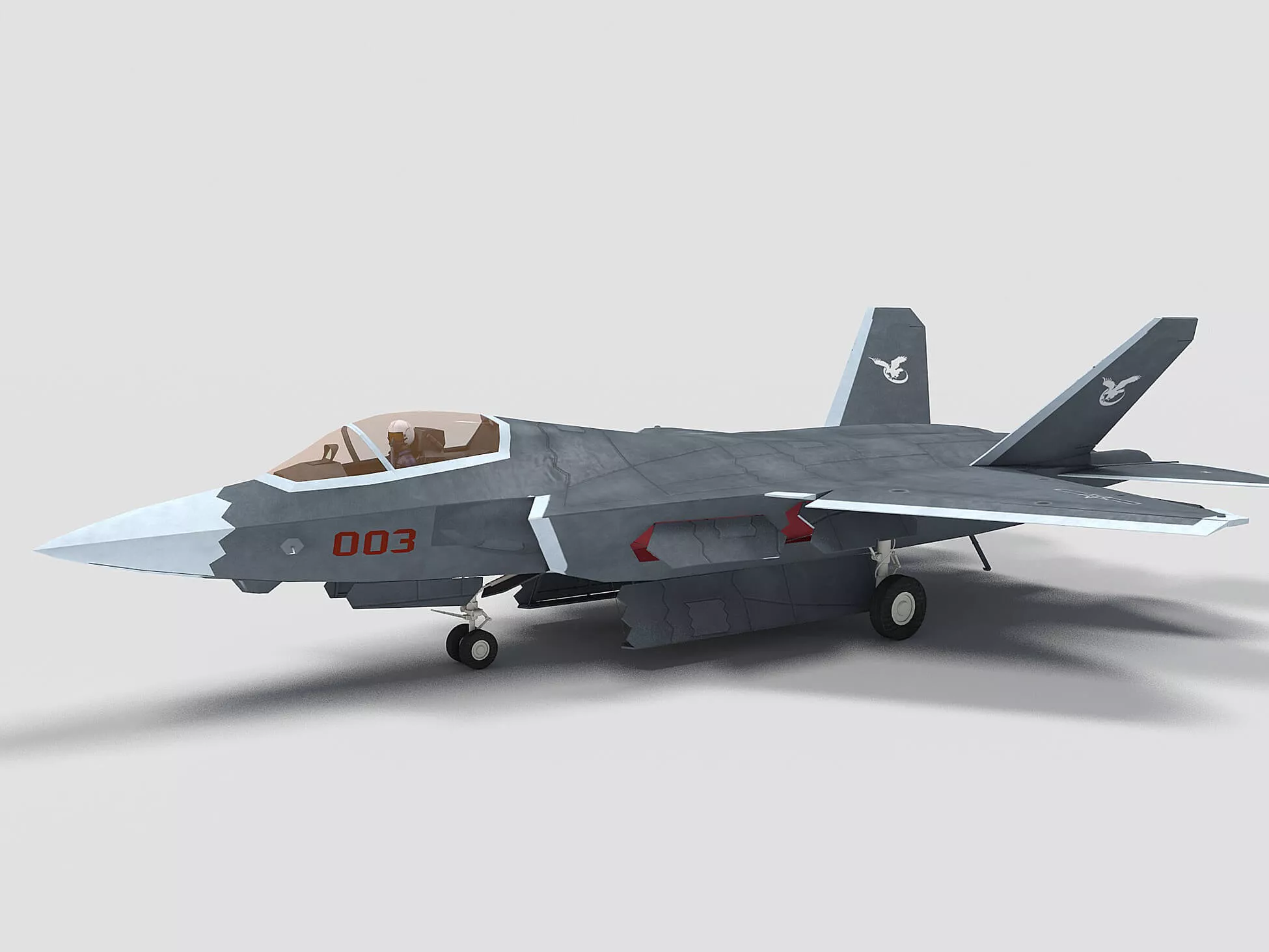 Shenyang J 31 / J 35 Gyrfalcon 3D Model