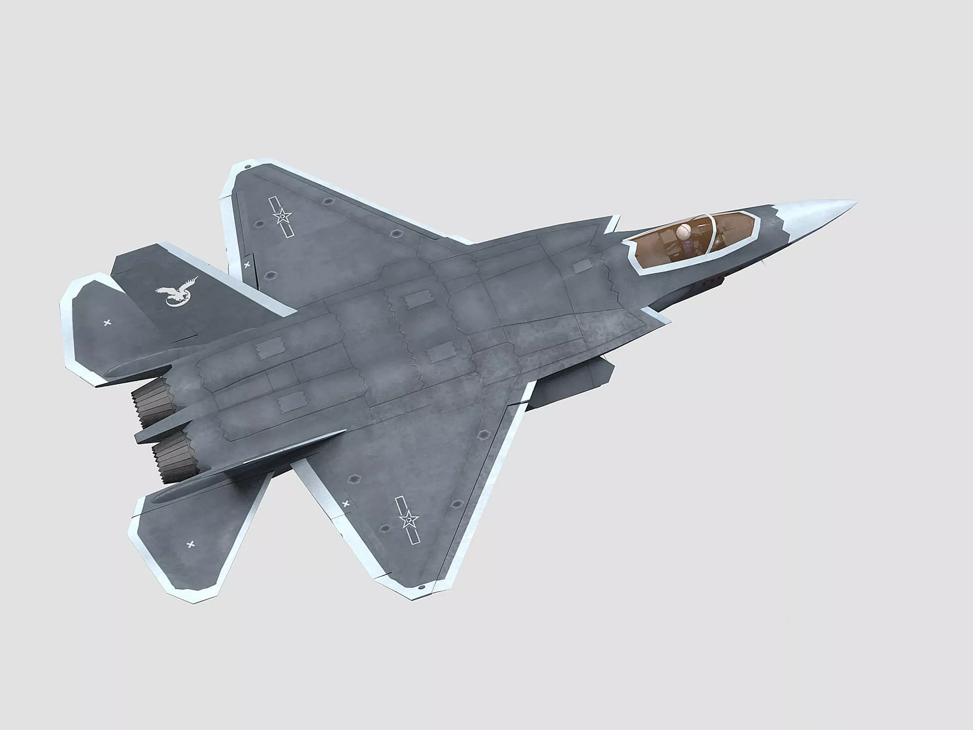 Shenyang J 31 / J 35 Gyrfalcon 3D Model