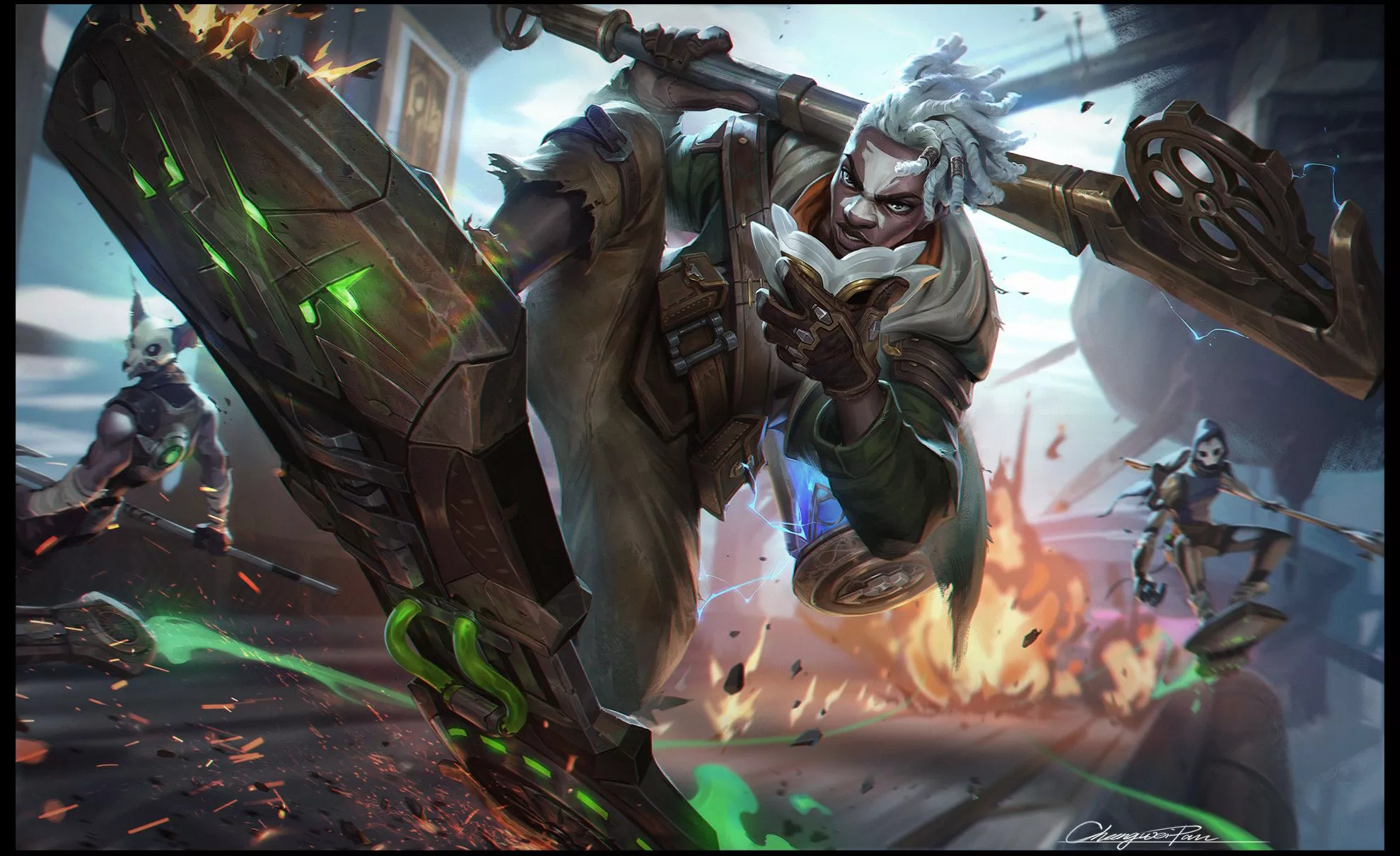 Arcane)FireLight Ekko splash