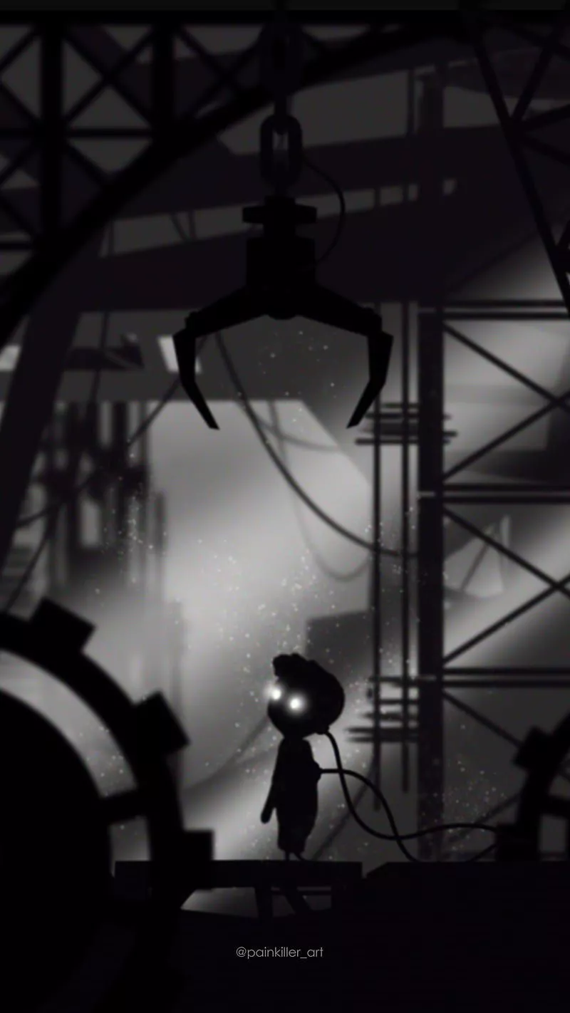 HD dark cyberpunk wallpaper