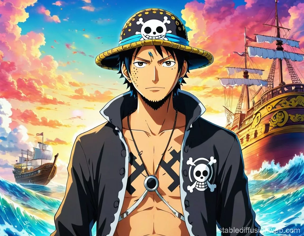 Trafalgar Law in the One Piece Ocean