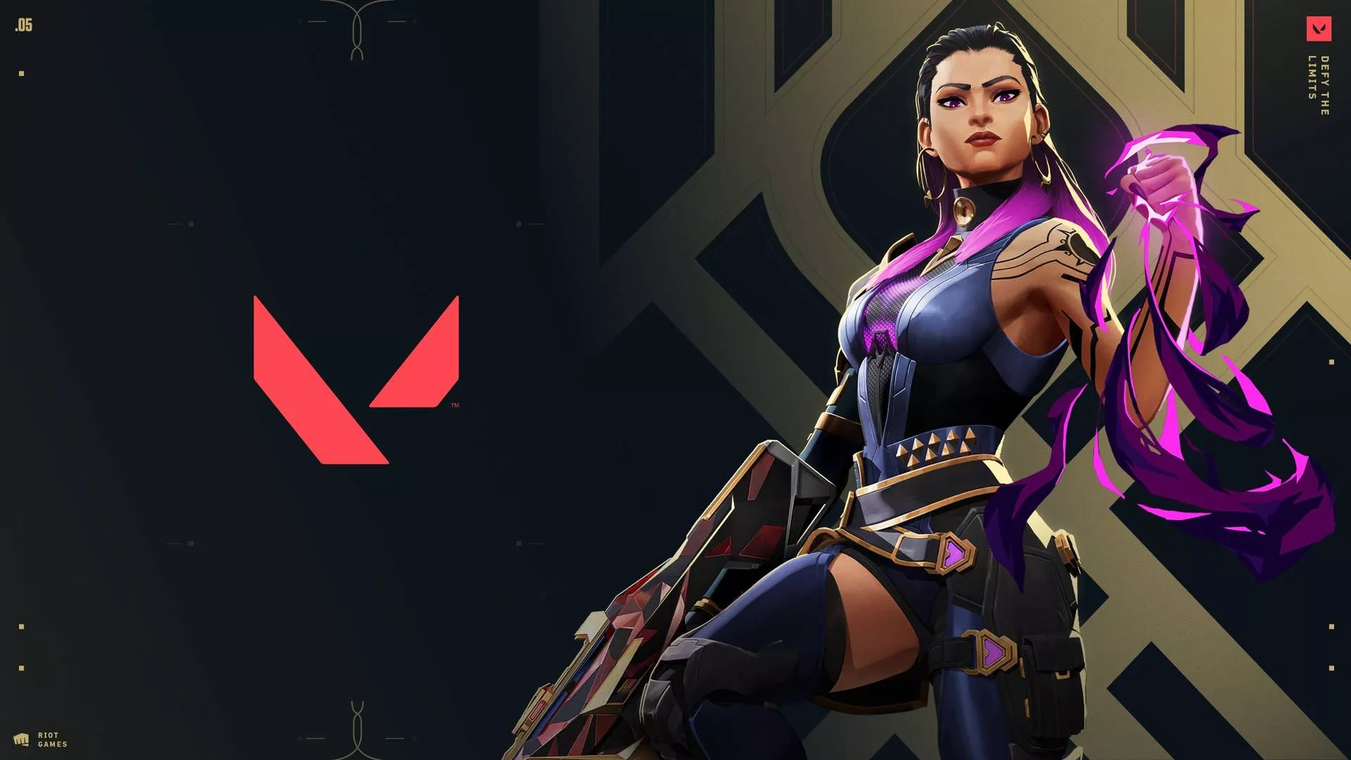 Valorant Reyna Background. Wallpaper
