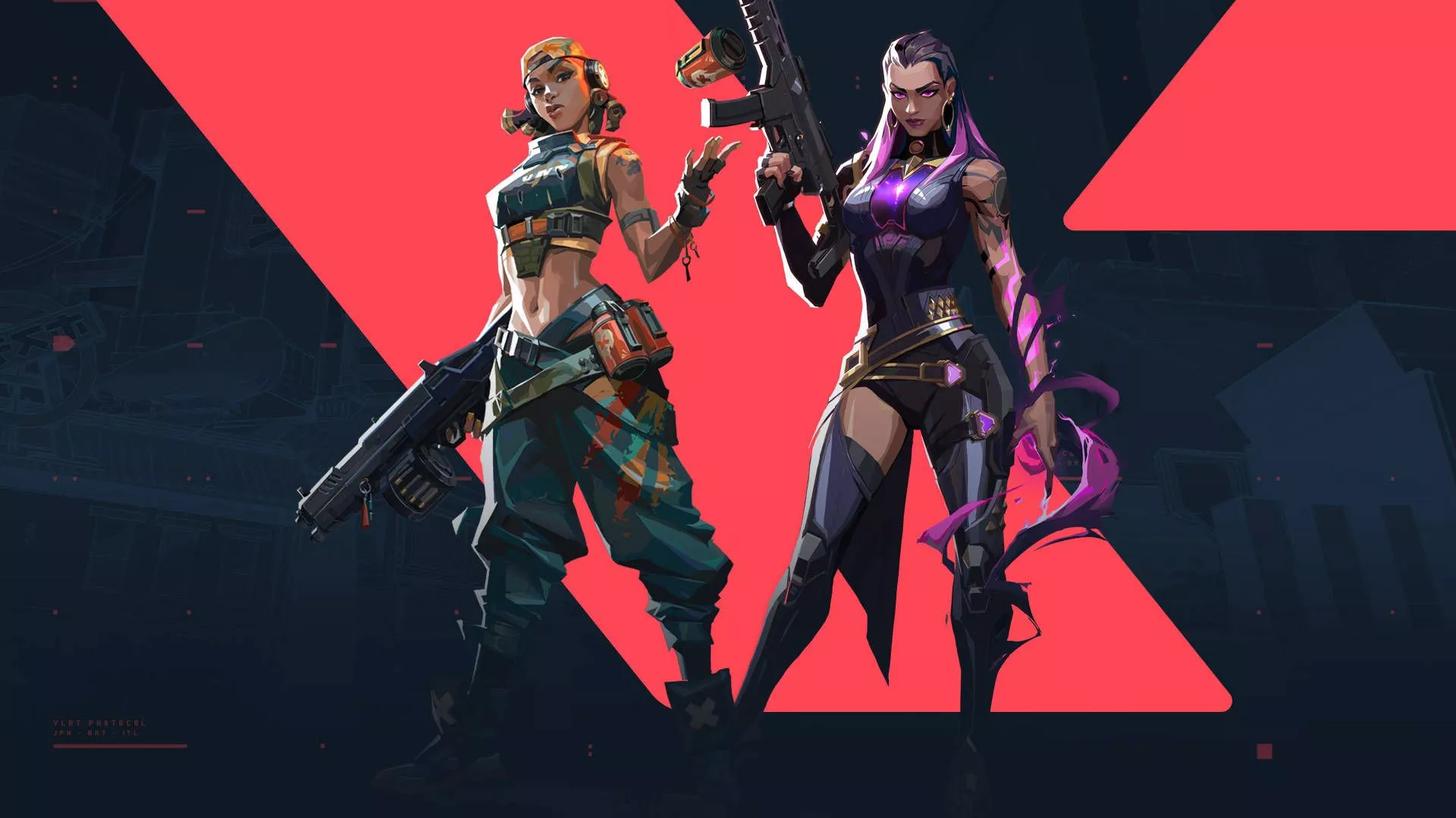 Valorant Reyna Background. Wallpaper