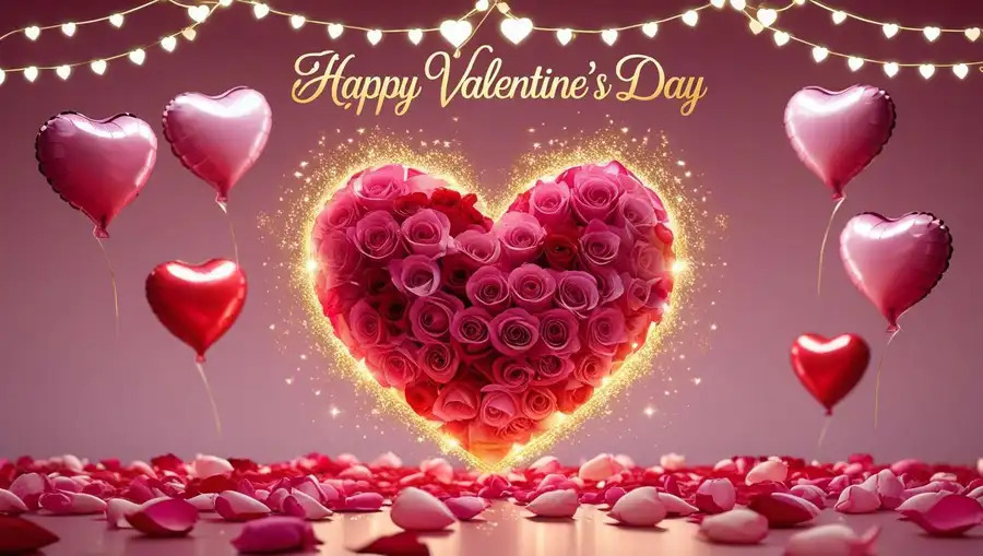 Valentine Day Background HD 2025 Free