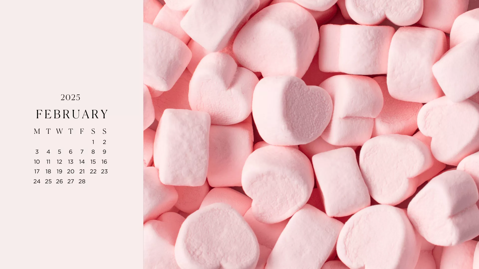 Free February Valentine's Tech Background