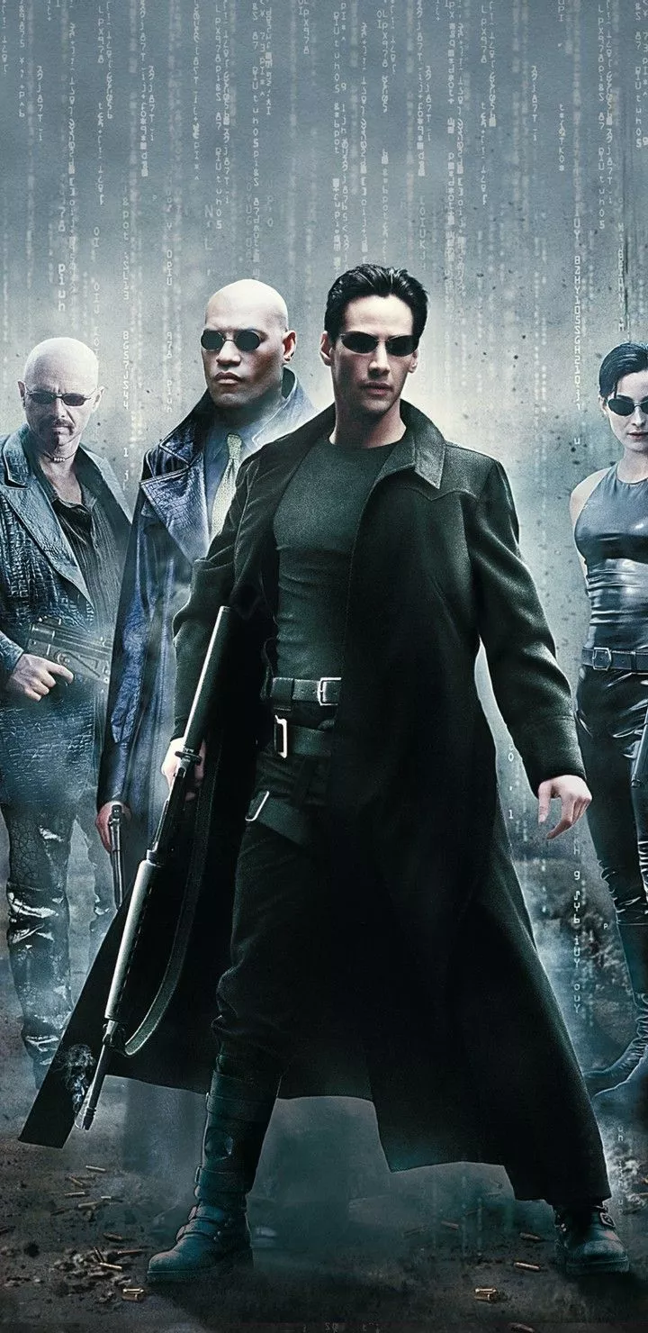 Matrix Textless Mobile Wallpaper