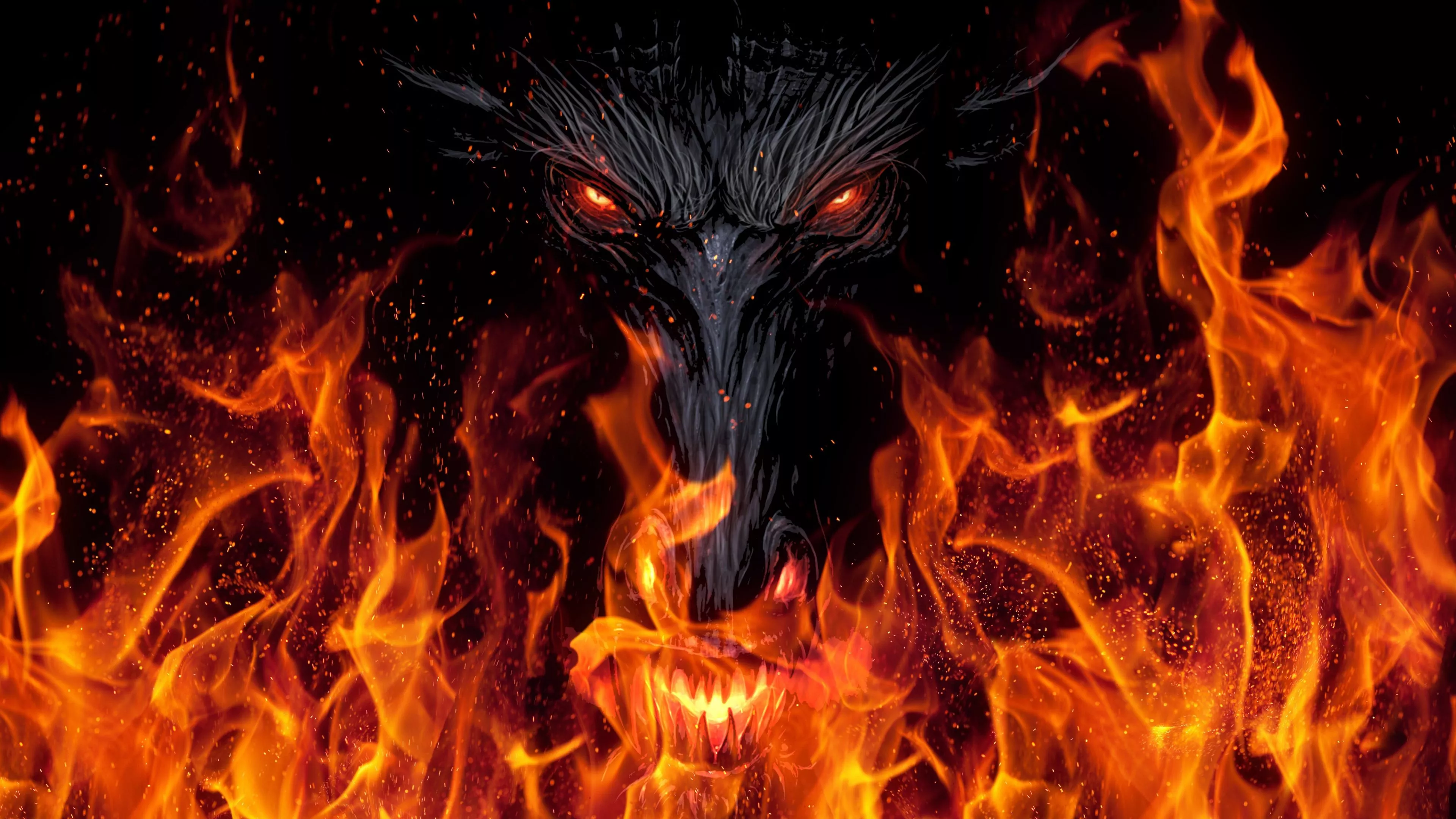 Download wallpaper 3840x2160 devil's