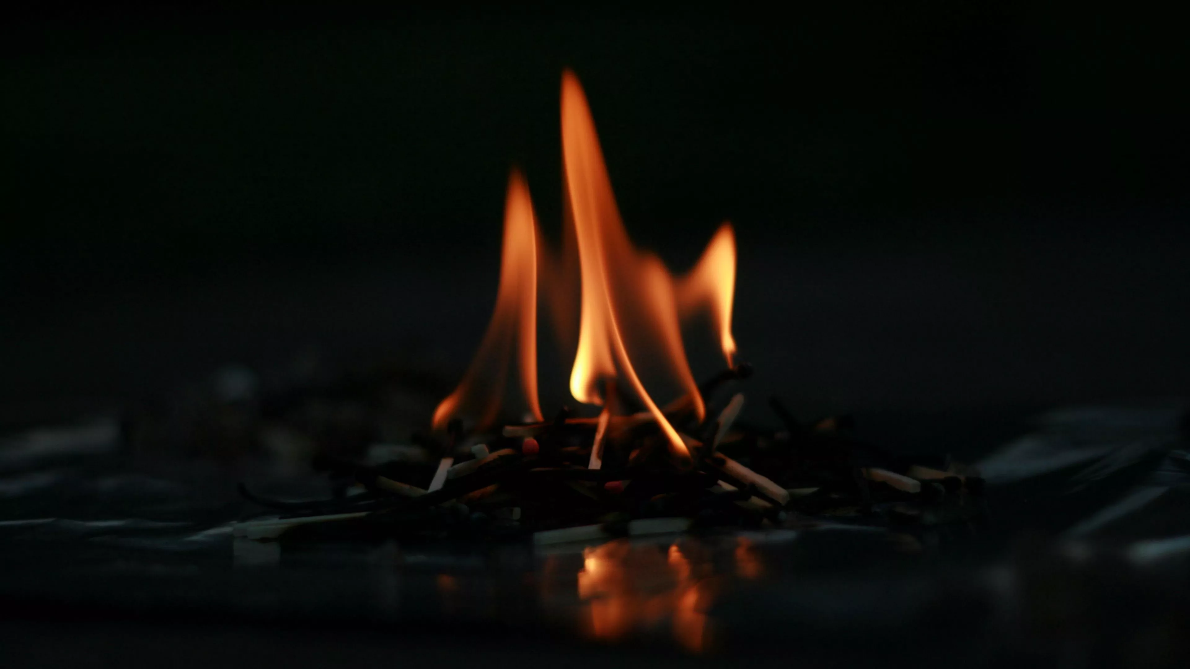 fire, matches, flame 4k 4k