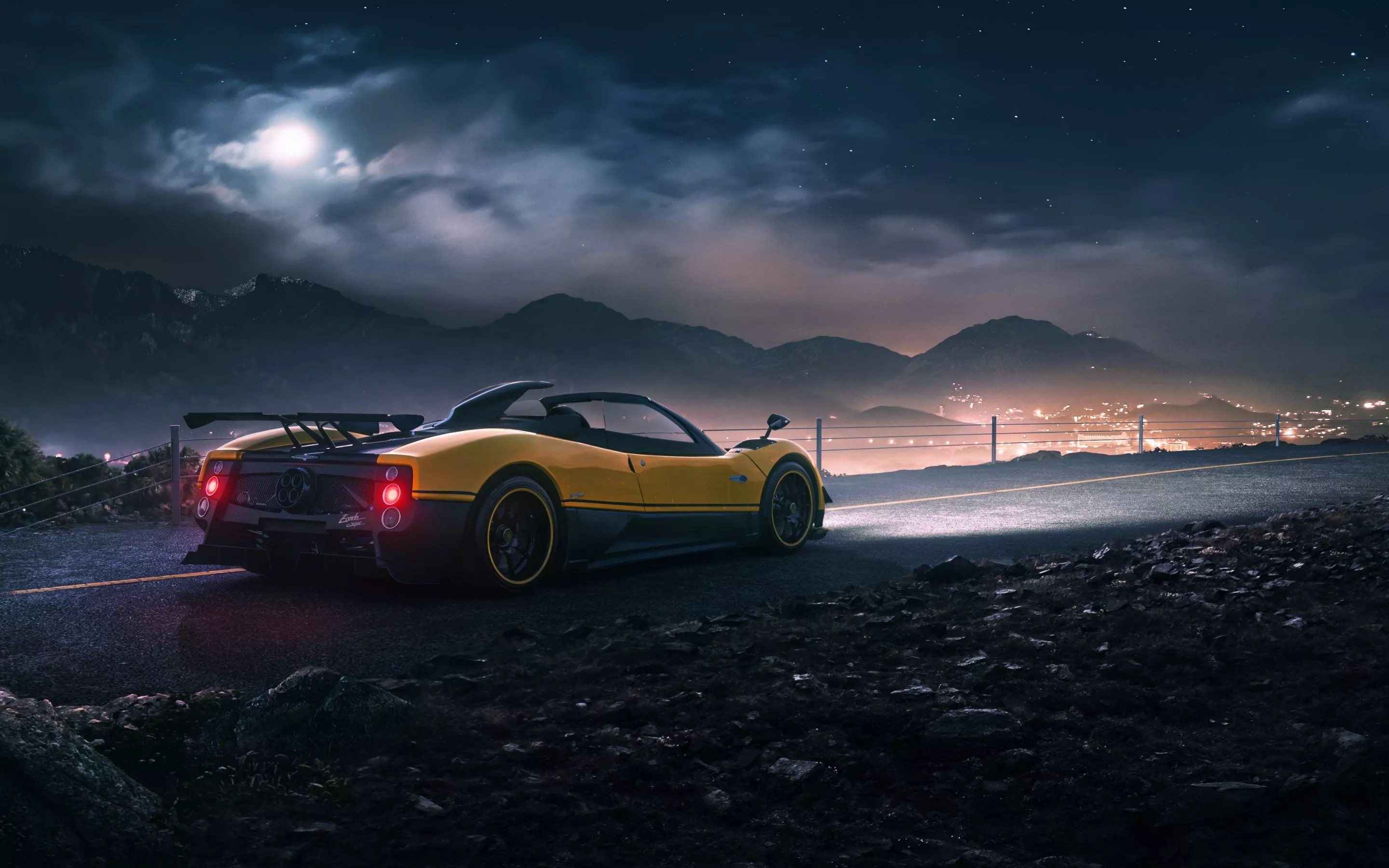 Pagani Zonda Cinque Wallpaper 4K, CGI