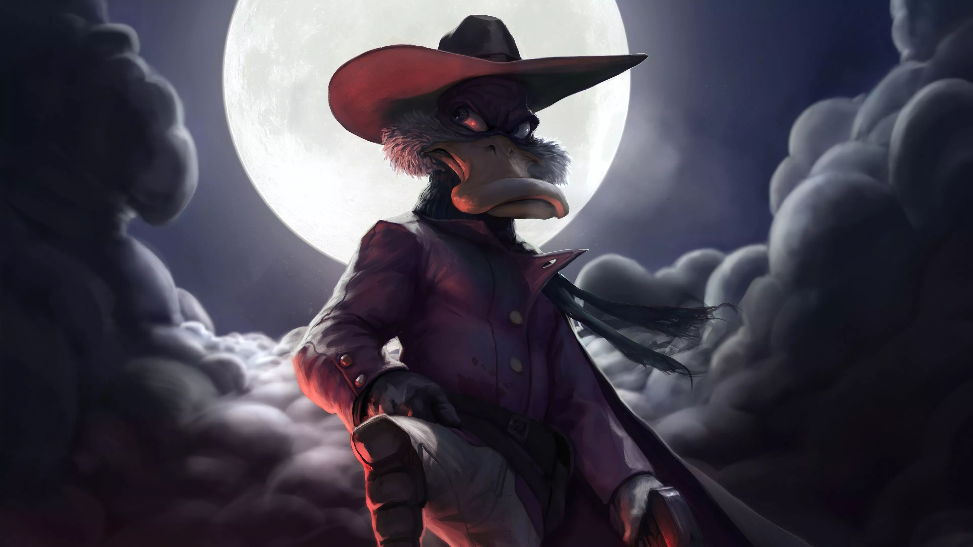 Download wallpaper 3840x2160 darkwing
