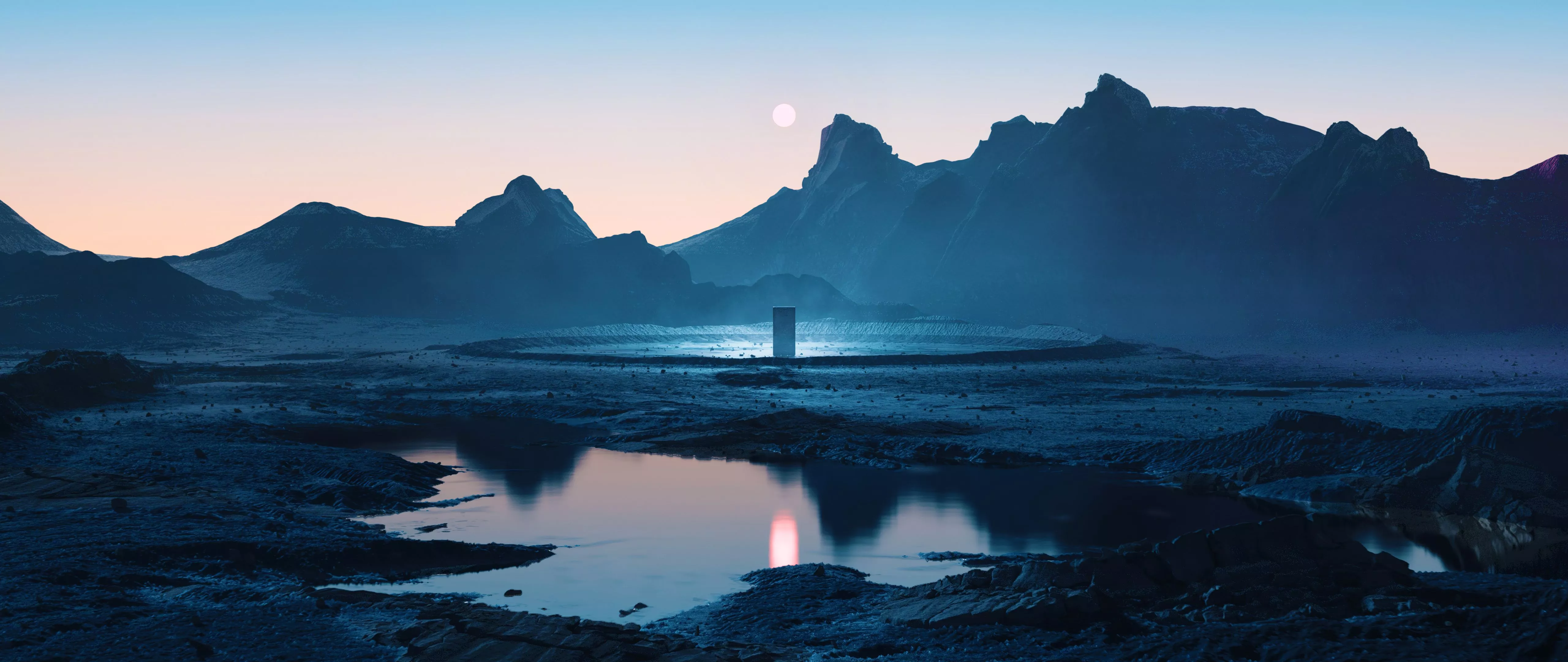 Monolith Wallpaper 4K, Landscape