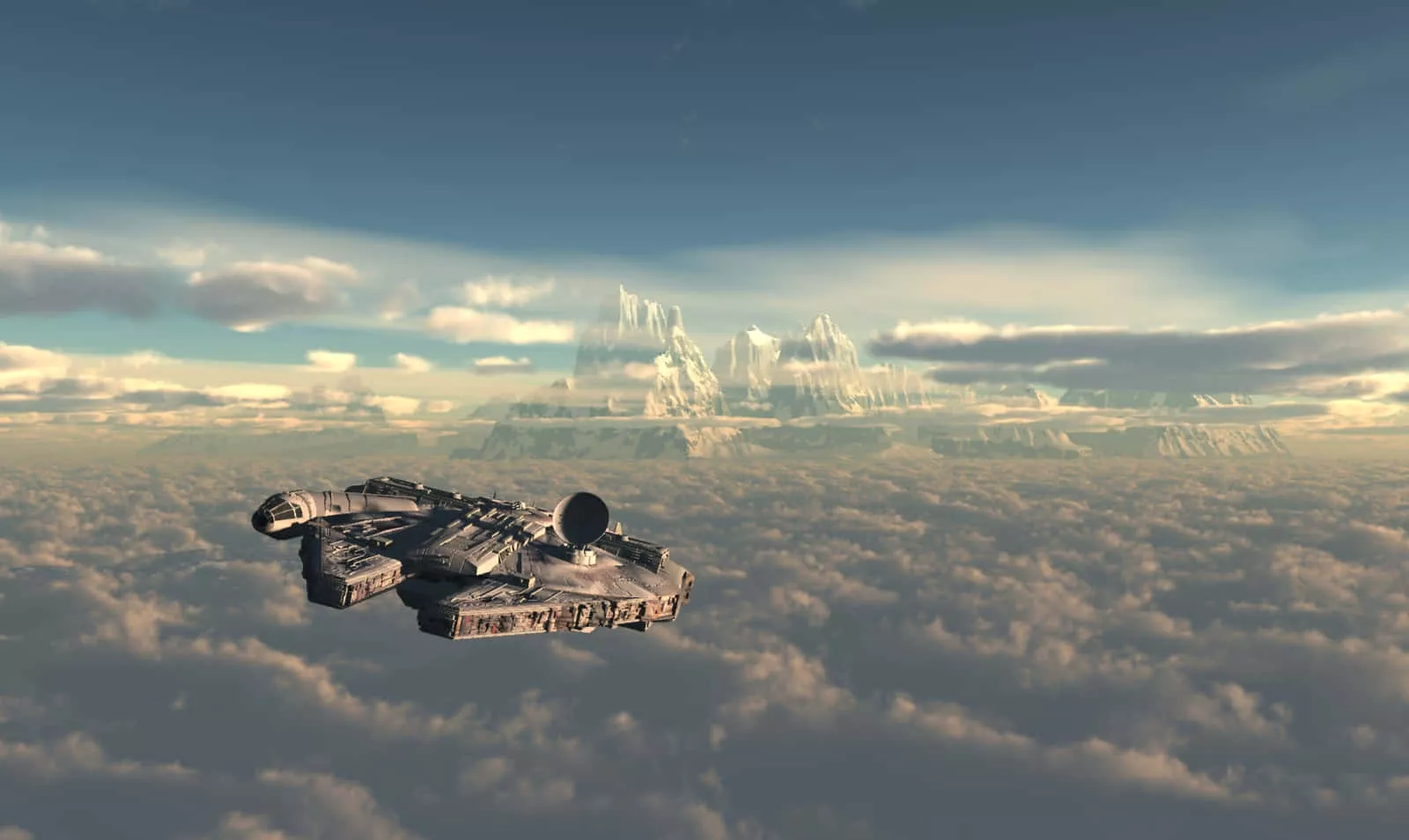 the Millenium Falcon Wallpaper